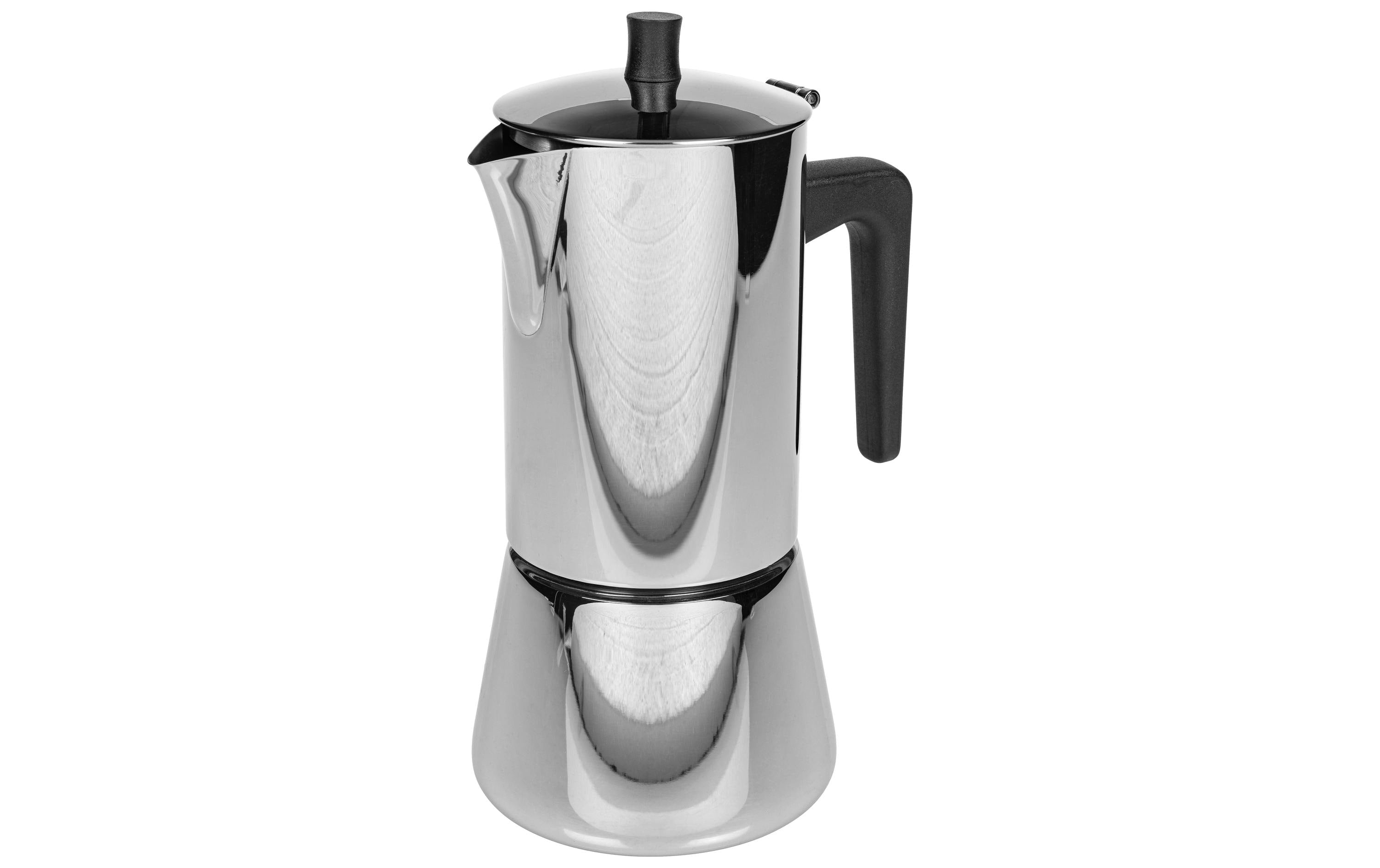 FURBER Espressokocher Chicchi 6 Tassen, Silber