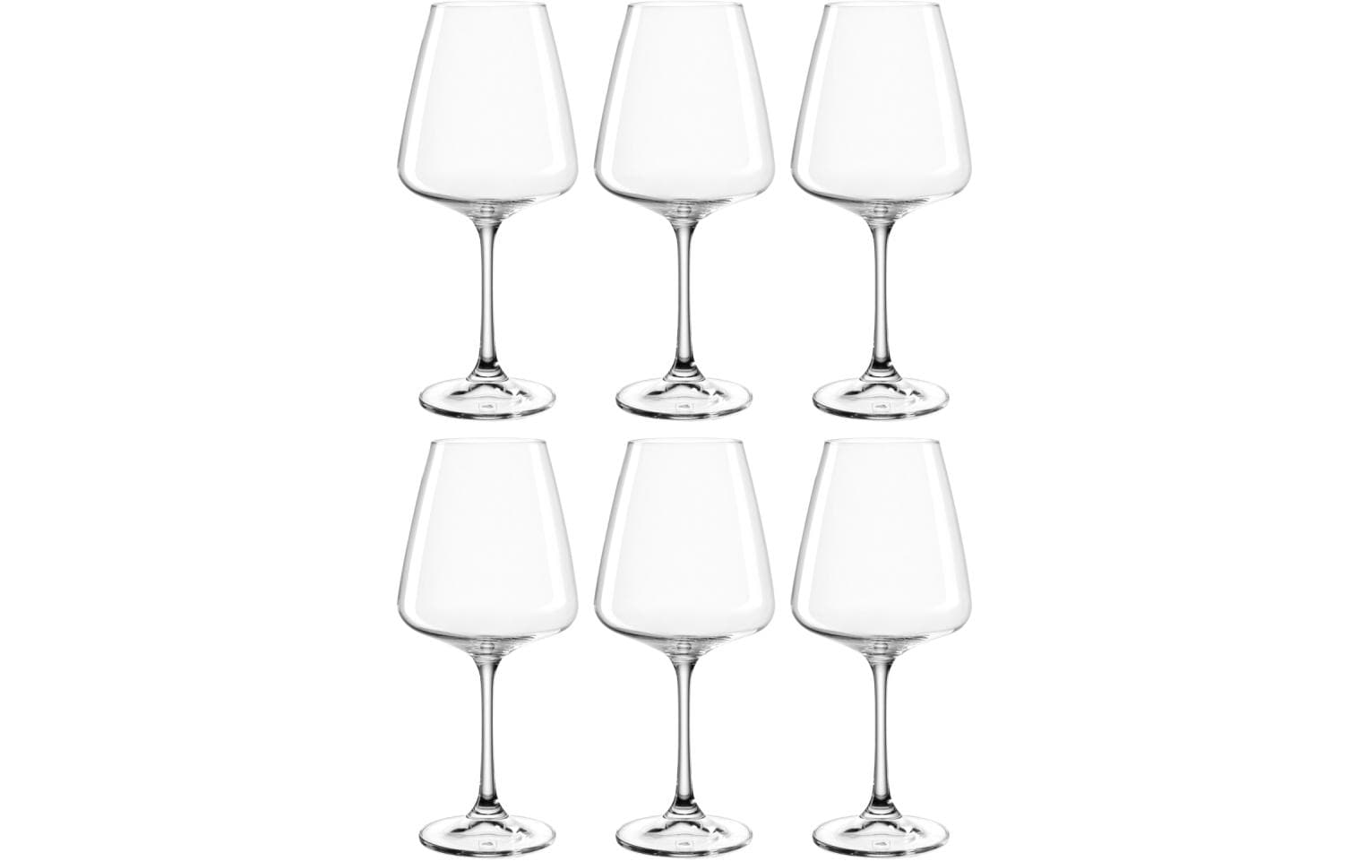 Leonardo Weissweinglas Paladino 540 ml, 6 Stück, Transparent
