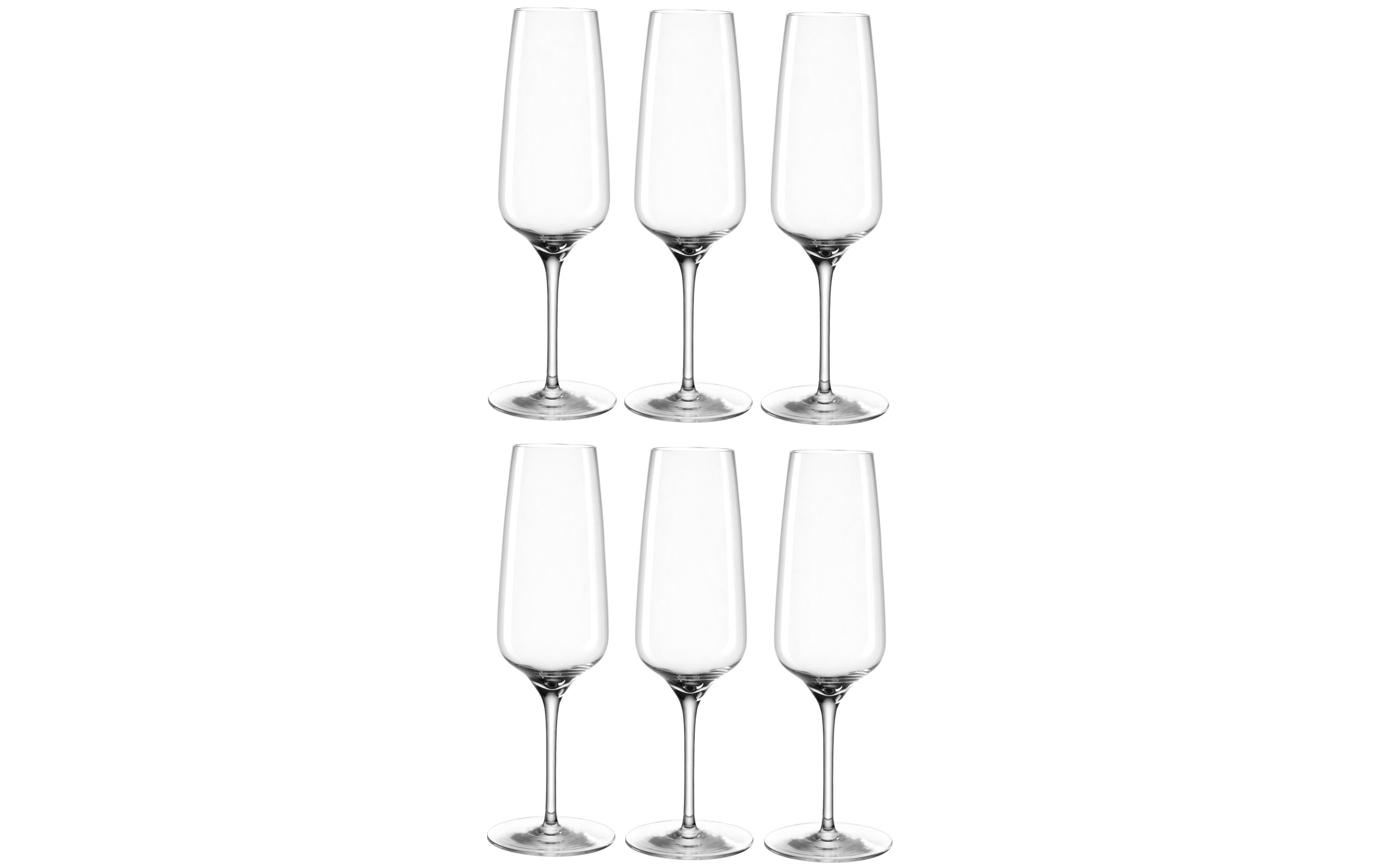 Leonardo Sektglas Cesti 240 ml, 6 Stück, Grau/Transparent