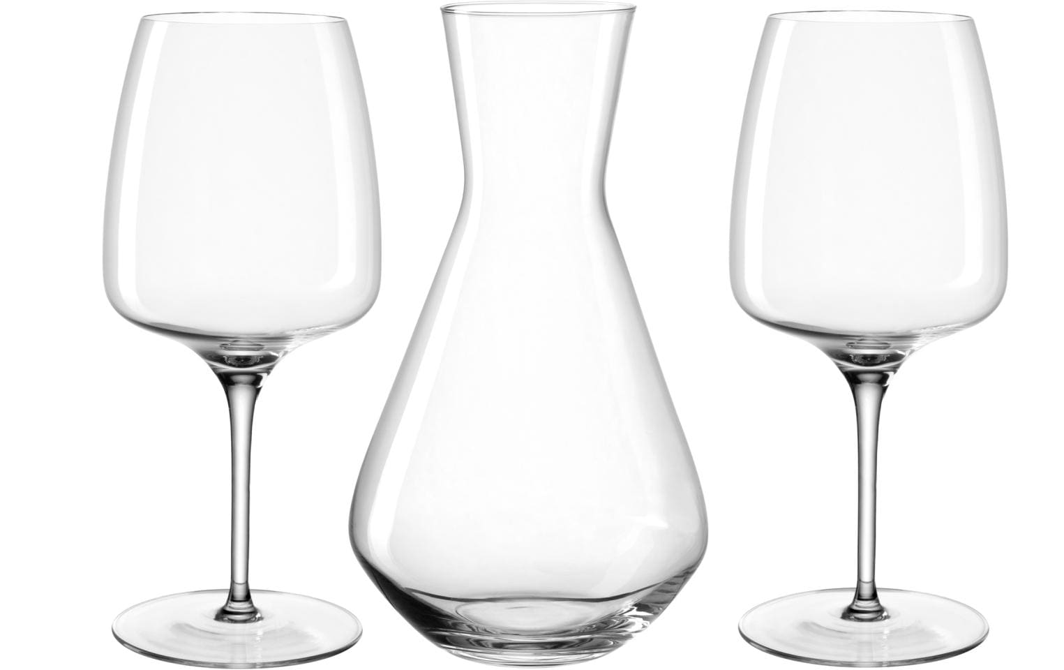 Leonardo Karaffe Cesti 1.2 l, 3-teilig, Grau/Transparent