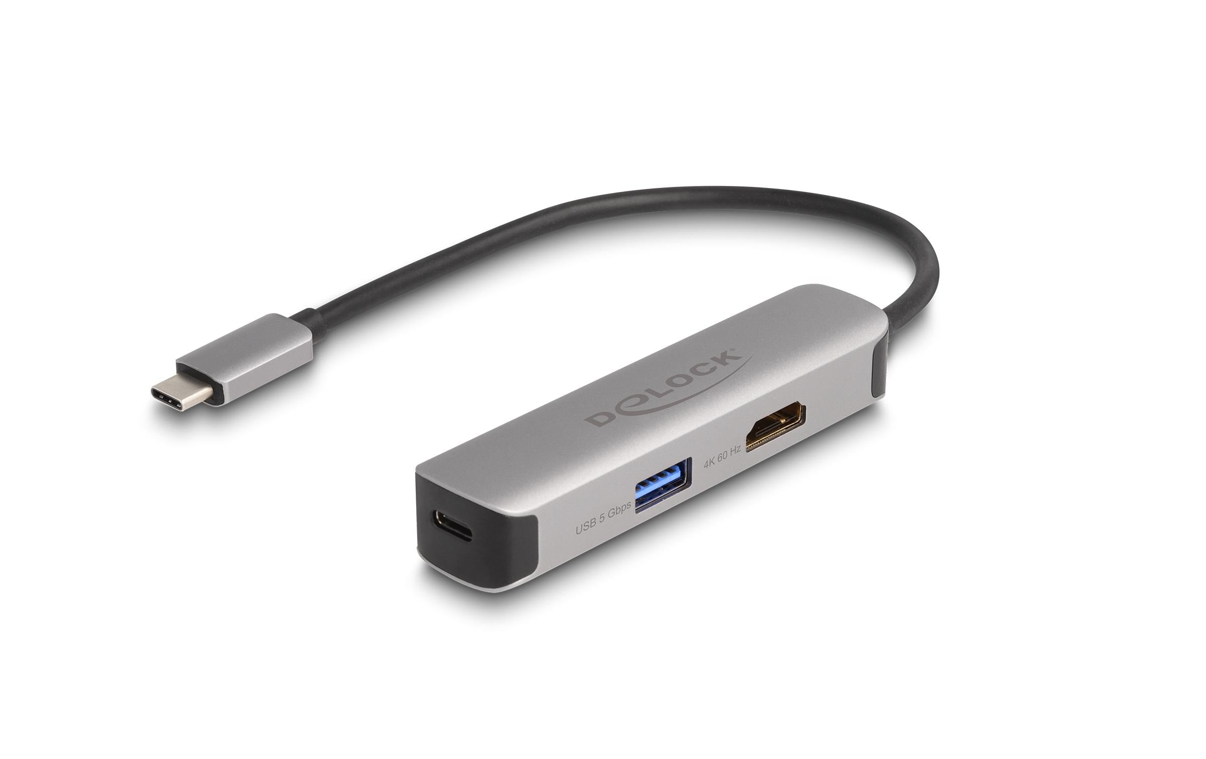 Delock Adapter USB Type-C - HDMI/USB 3.0/USB Type-C