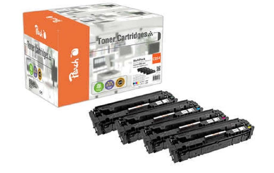 Peach Tonerset Canon CRG-054 MultiPack BK/C/M/Y