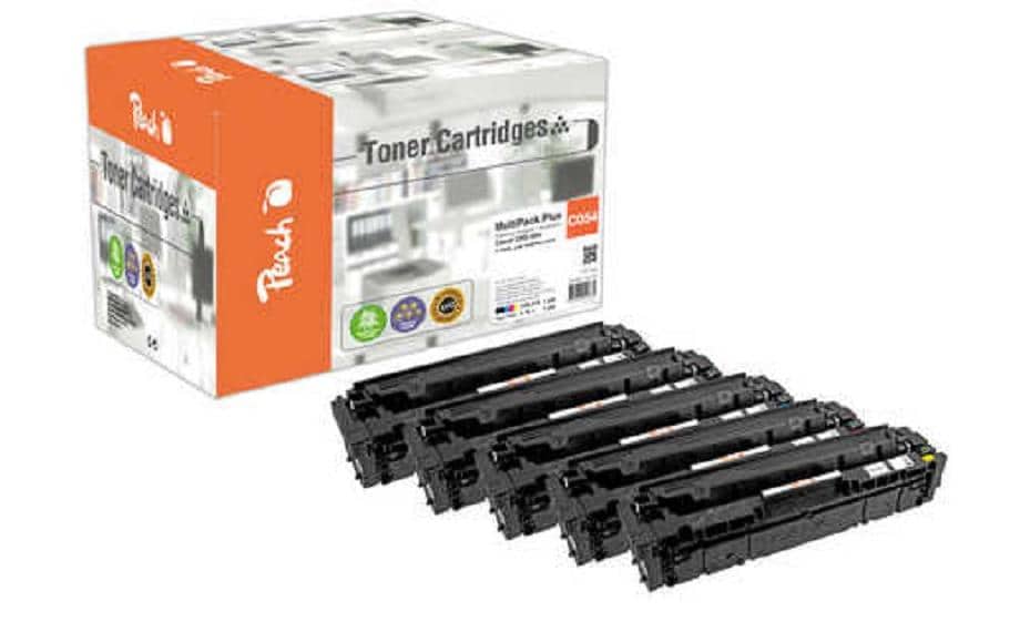 Peach Tonerset Canon CRG-054 MultiPack Plus BK/C/M/Y