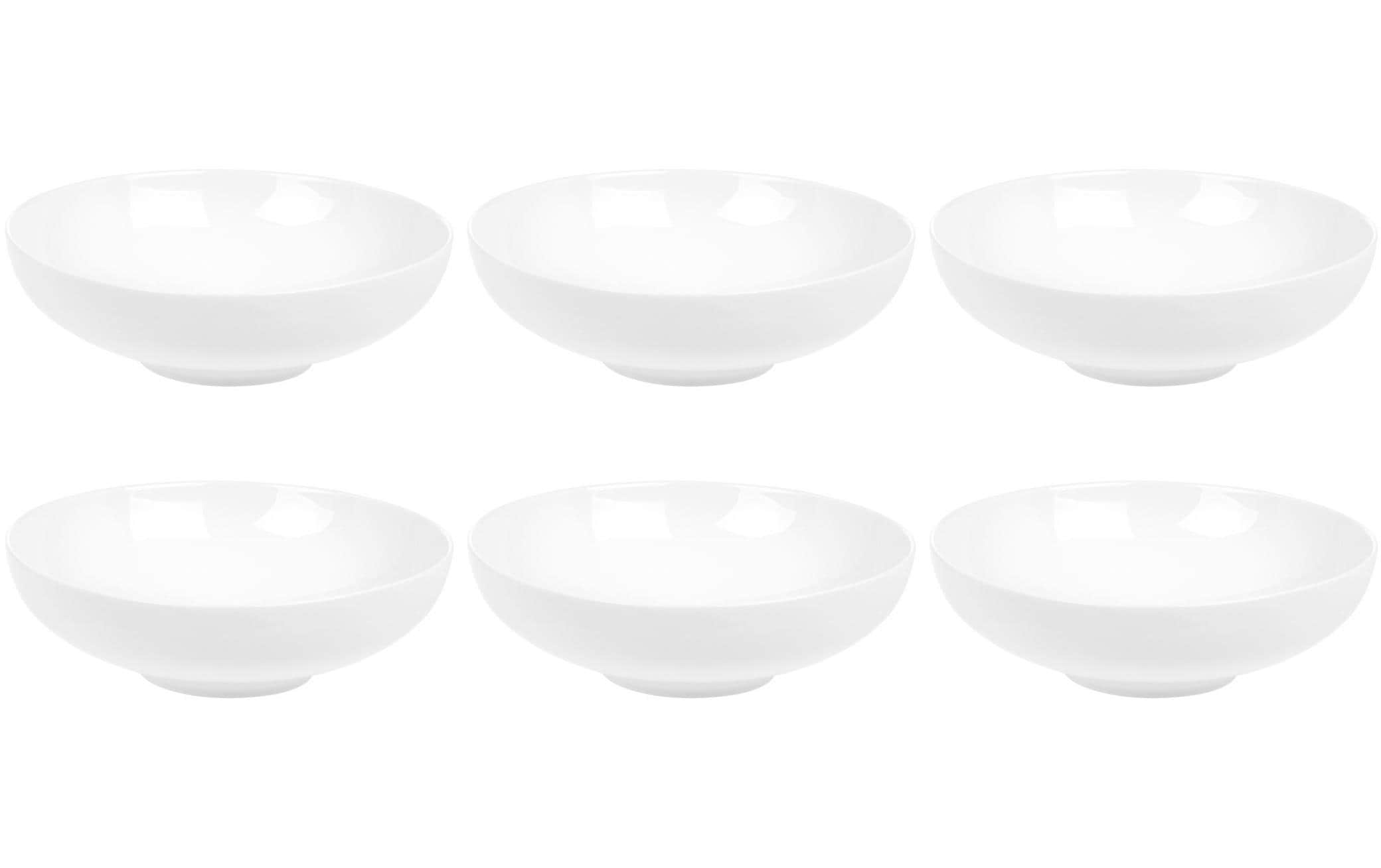 FURBER Suppen- & Pastateller Ø 20.5 cm, 6 Stück, Weiss