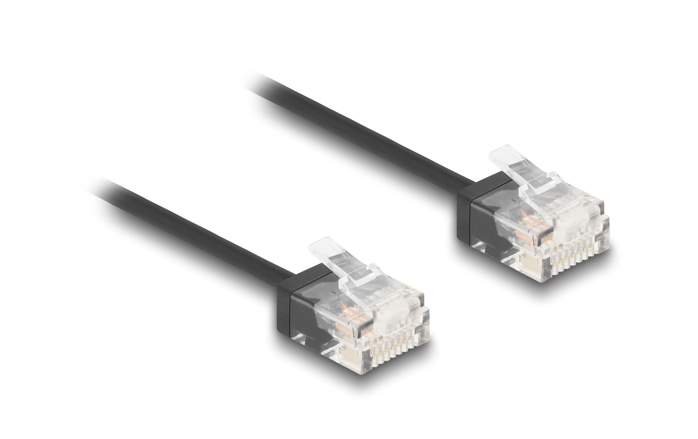 Delock Patchkabel Cat 6, UTP, 1 m, Schwarz