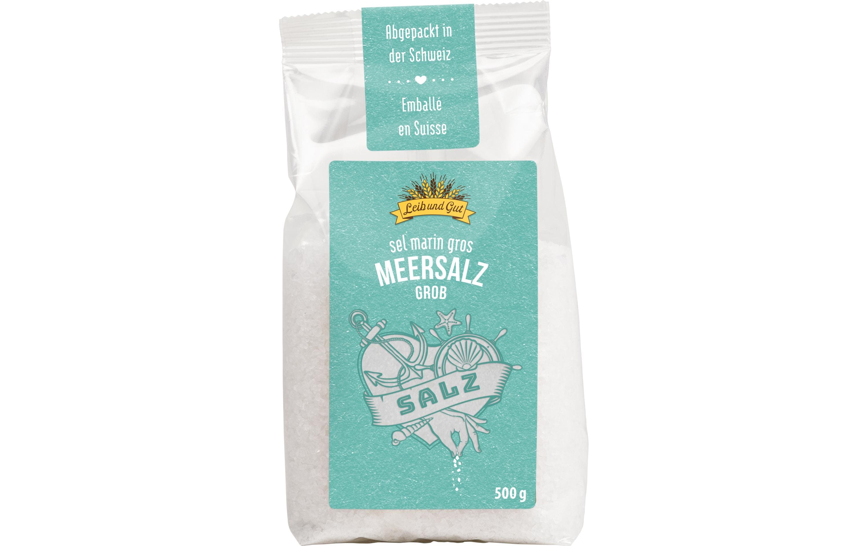 Leib und Gut Gewürz Meersalz grob 500 g