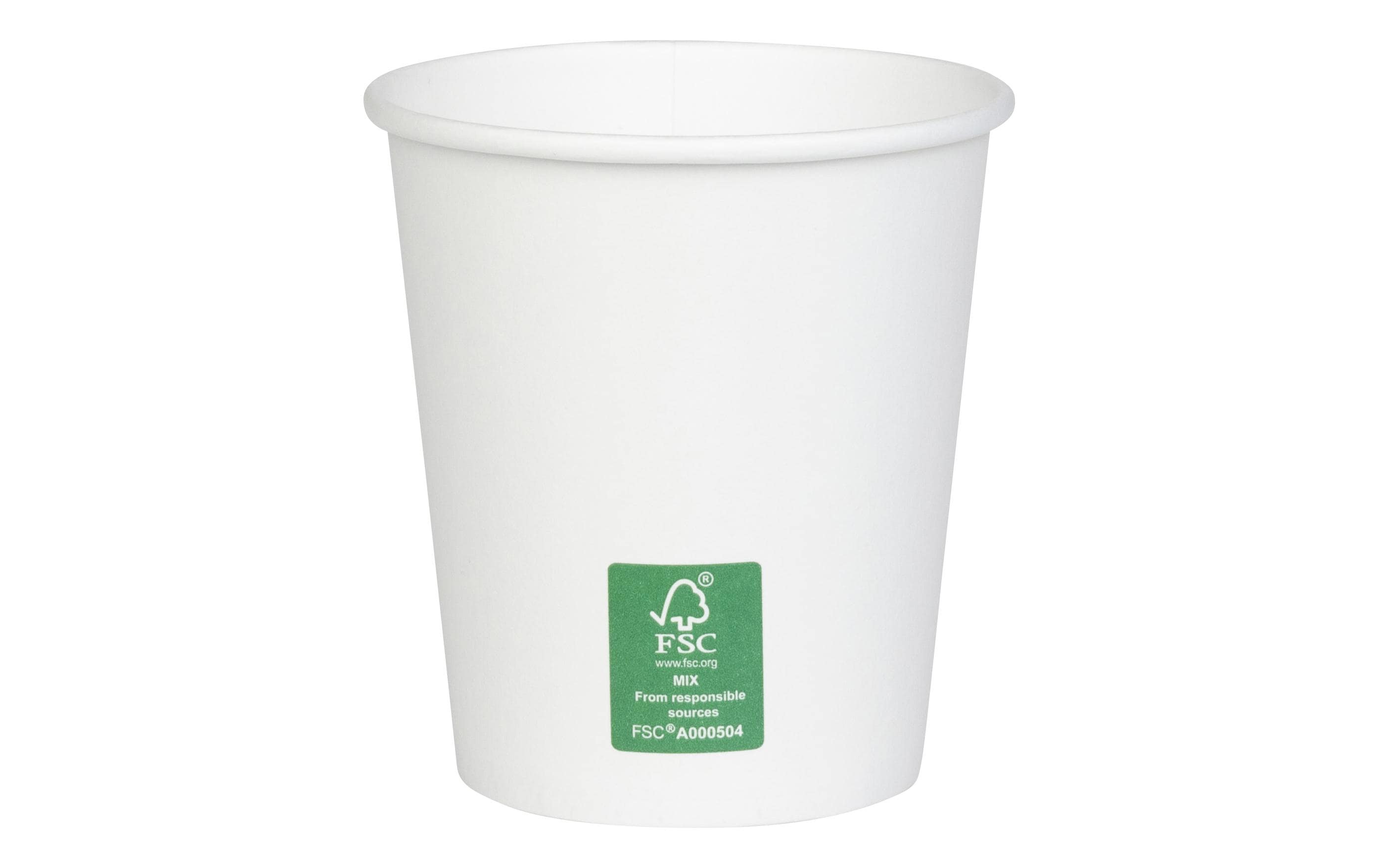 FURBER Einweg-Kaffeebecher 200 ml, 50 Stück
