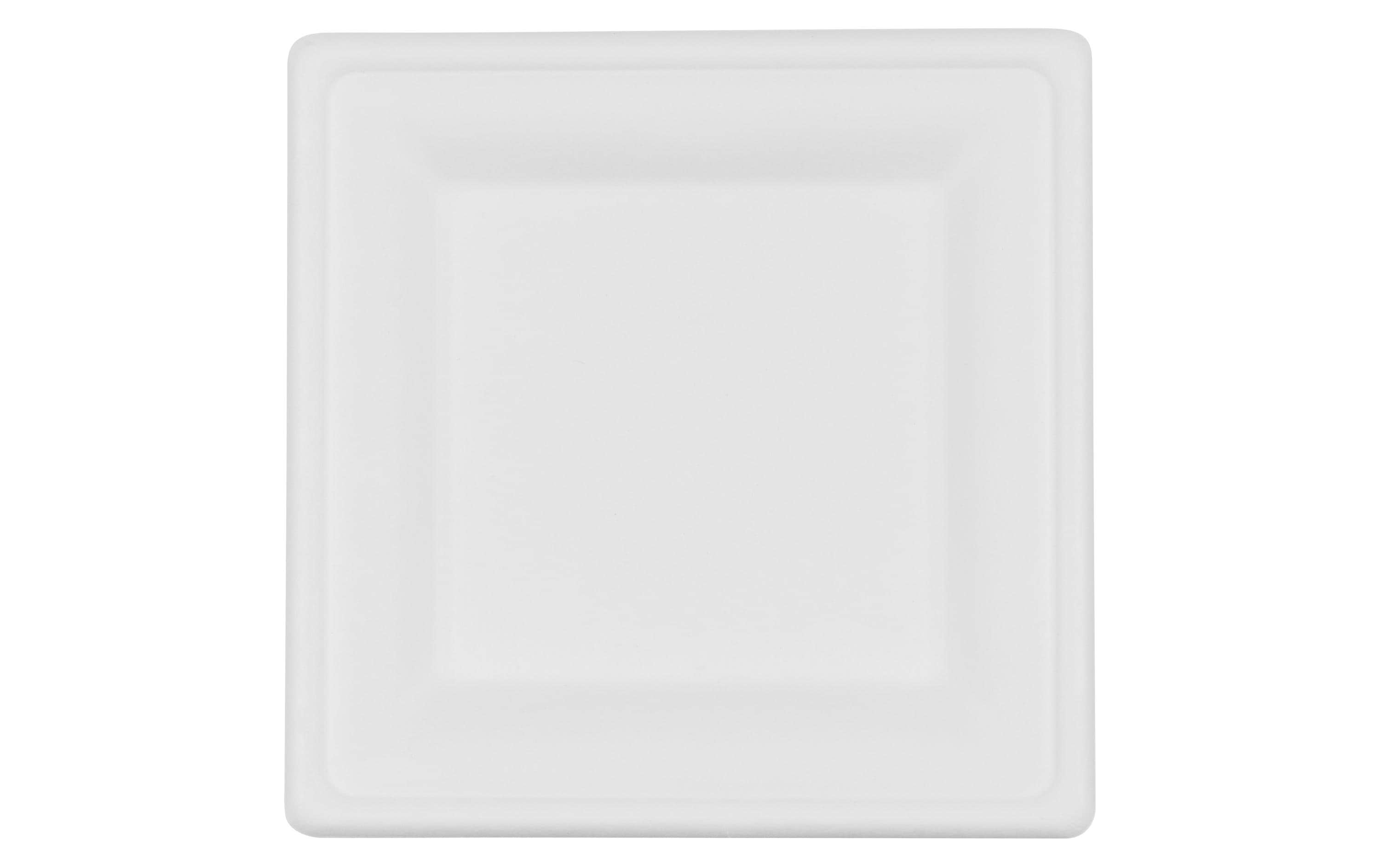 FURBER Einwegteller 20 cm, 50 Stück, Weiss
