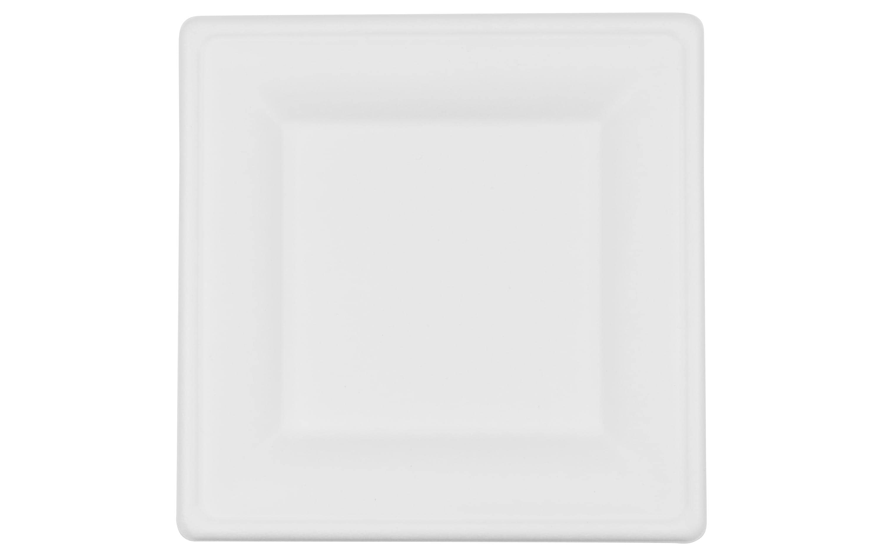 FURBER Einwegteller 26 cm, 50 Stück, Weiss