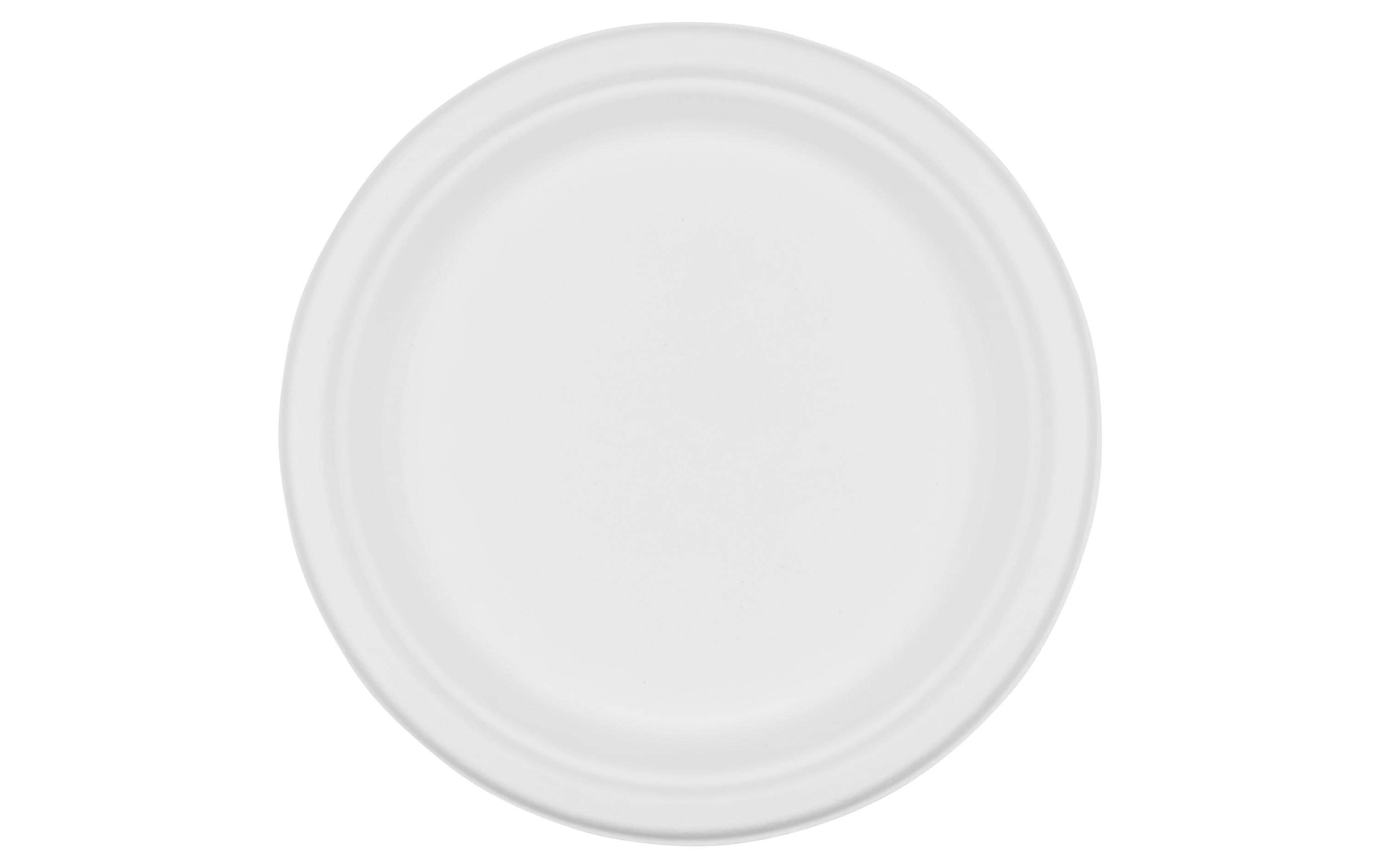 FURBER Einwegteller Ø 22.5 cm, 50 Stück, Weiss