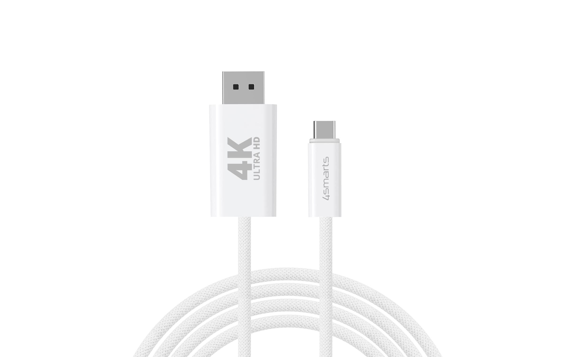 4smarts Kabel 4K 60Hz USB Type-C - DisplayPort, 2 m