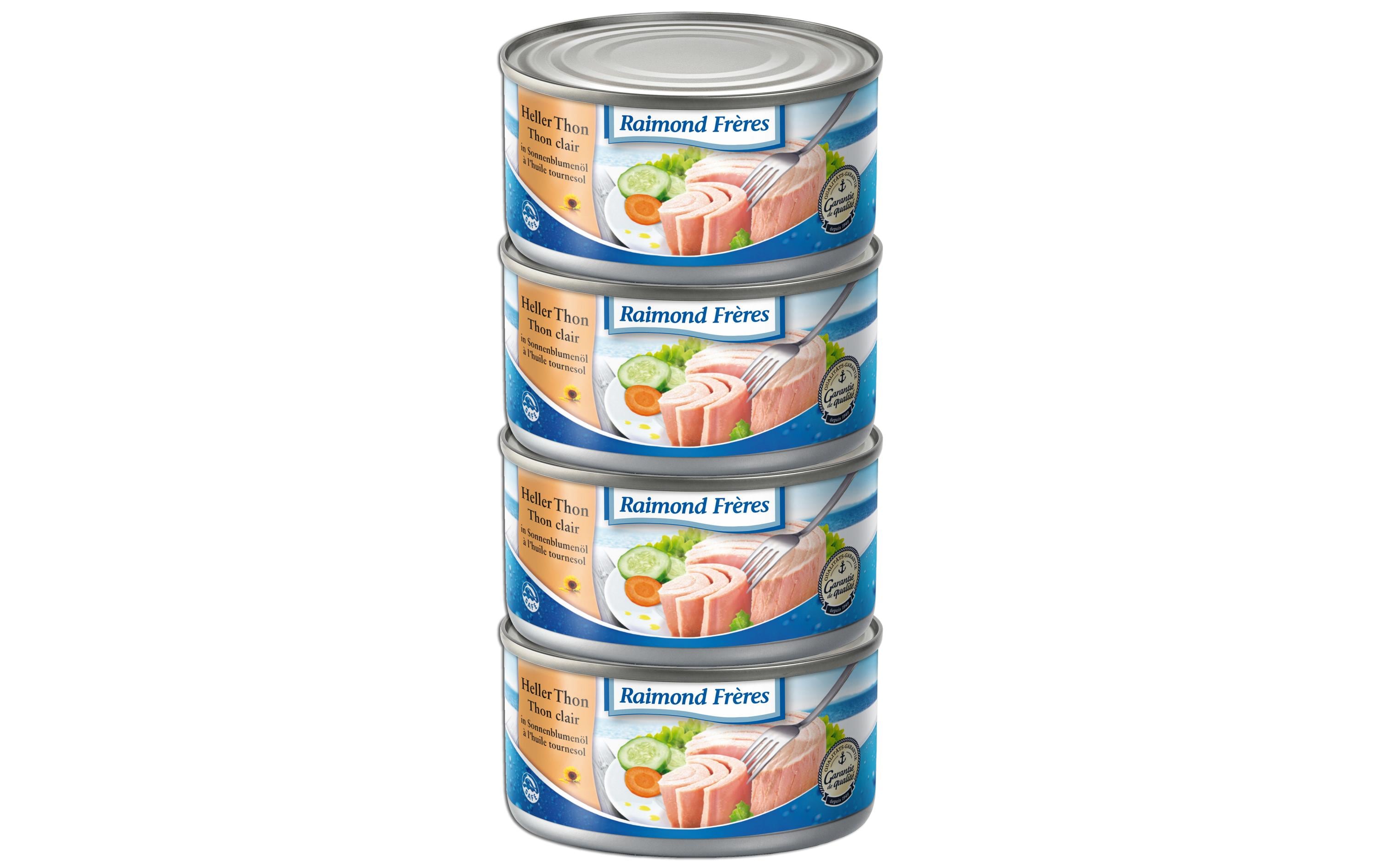 Raimond Frères Heller Thon Sonnenblumenöl 4 x 200 g