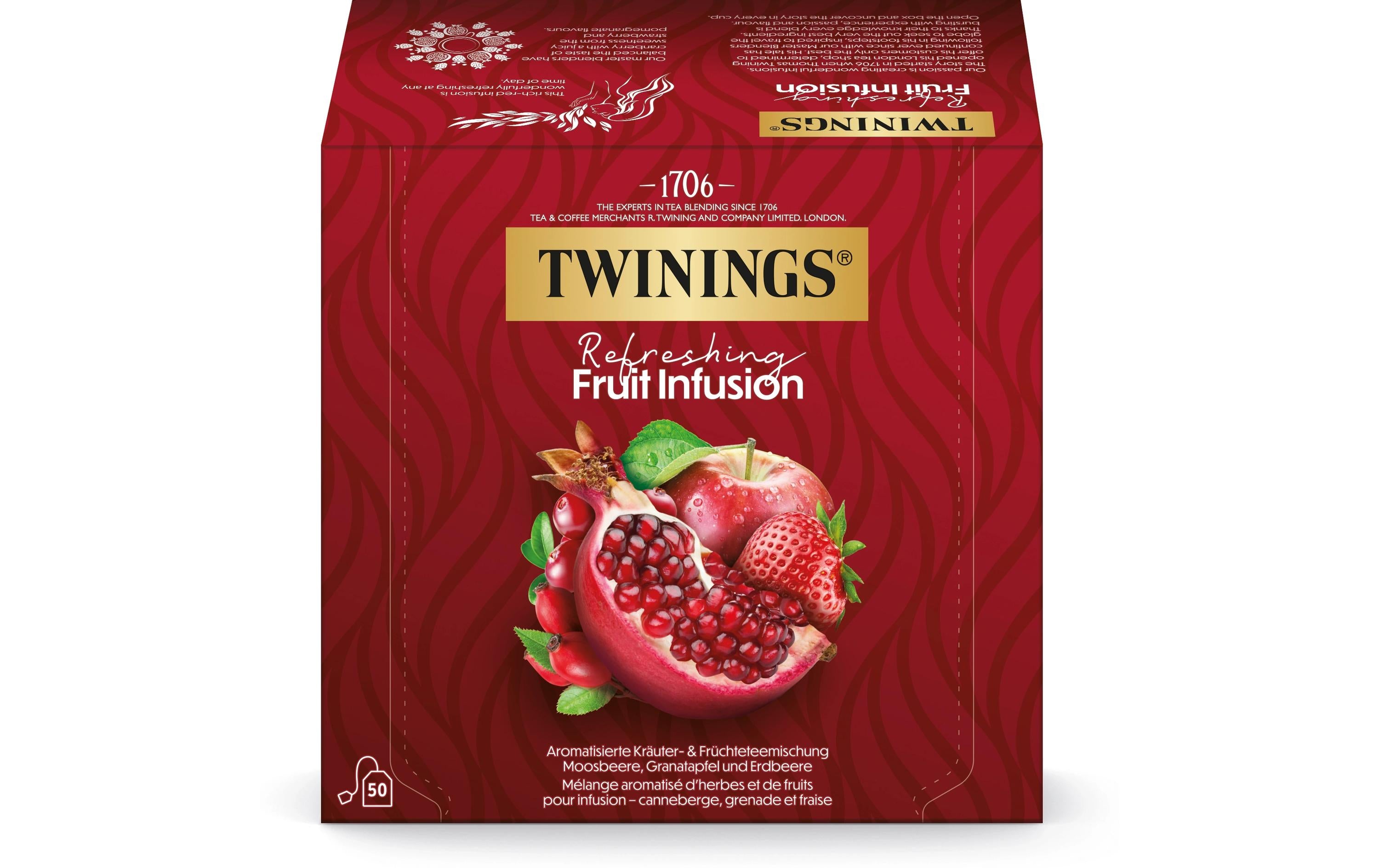 Twinings Teebeutel Früchtetee 50 x 2 g