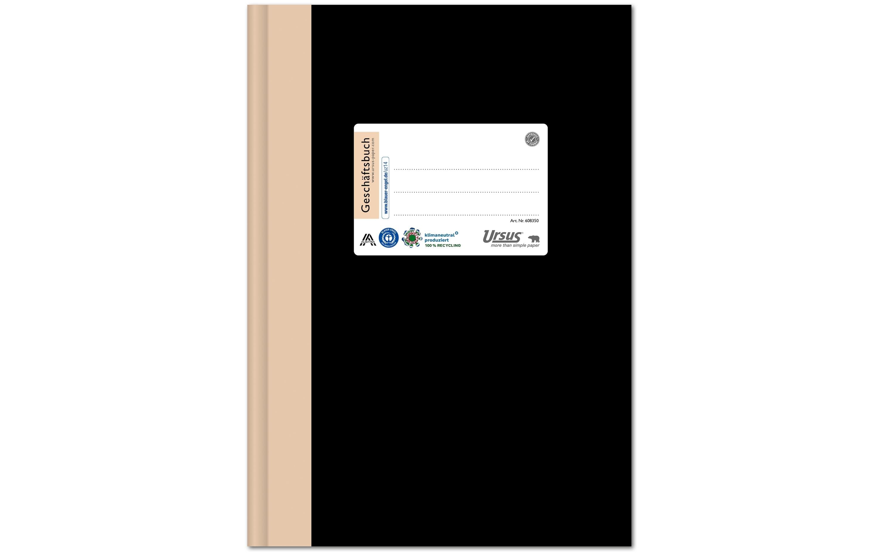 Ursusgreen Notizbuch Geschäftsbuch A4, blanko