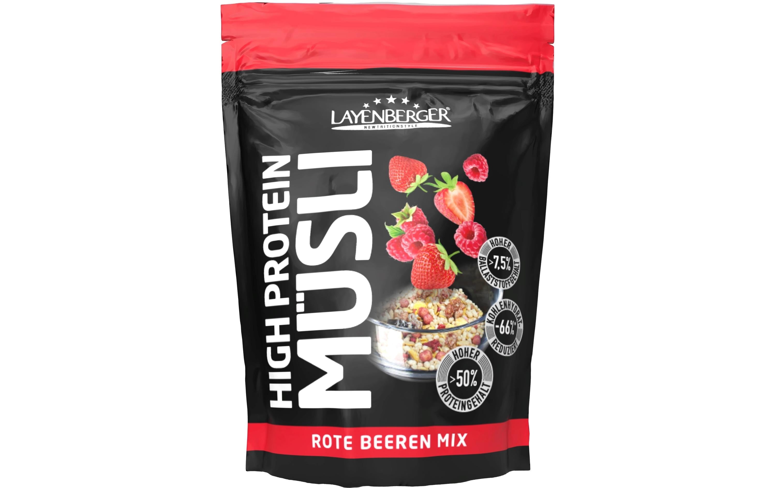 Layenberger Müesli 3K Protein Rote Beeren Mix 360 g