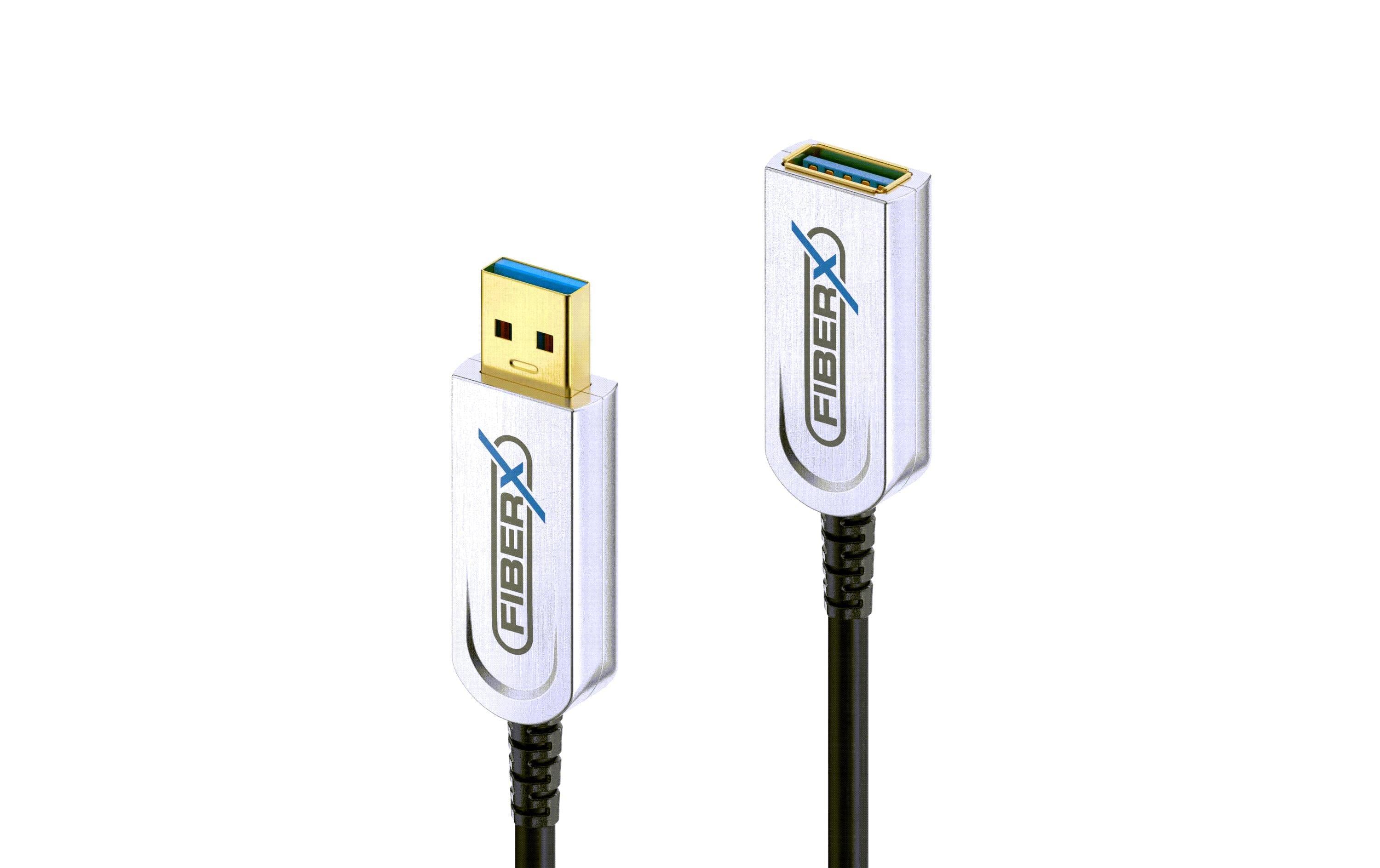 PureLink FiberX USB 3.1-Verlängerungskabel FX-I650 AOC USB A - USB A 50 m