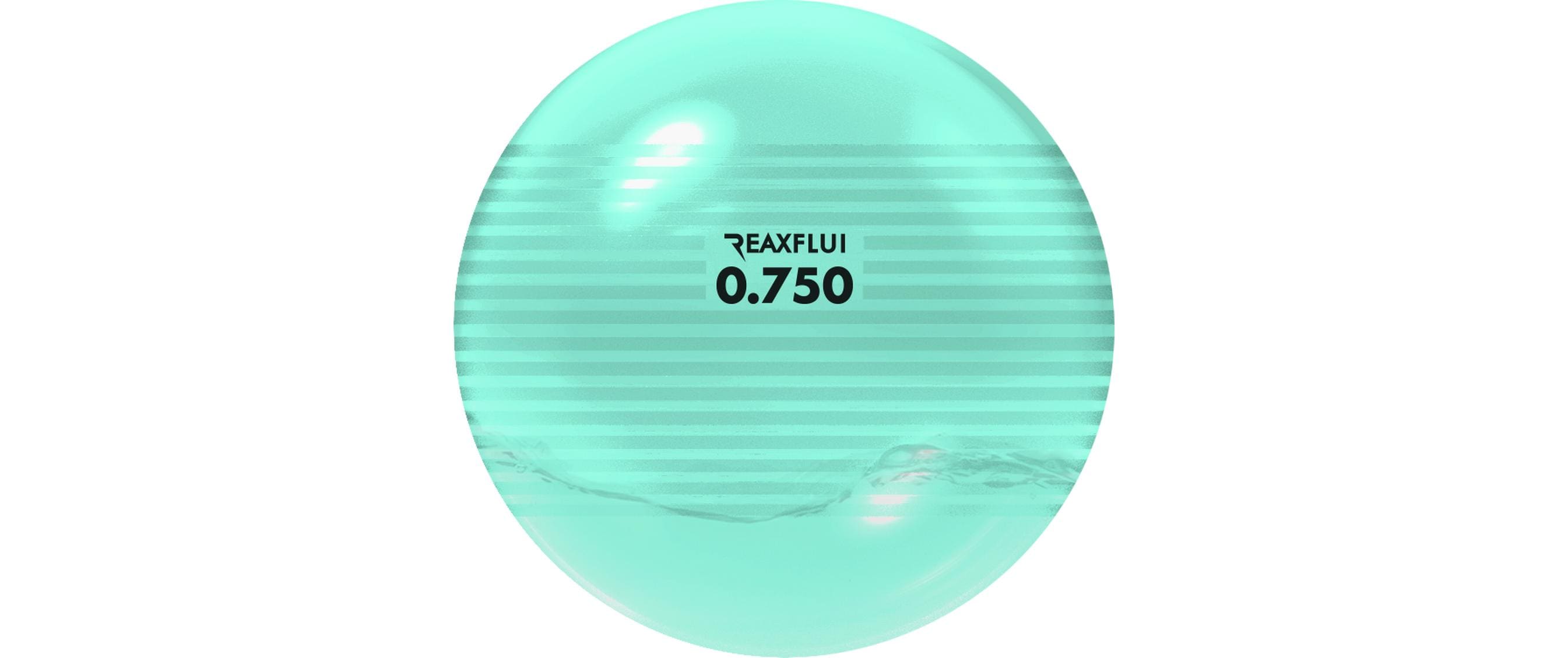 Reaxing Medizinball FLUI Grün, 16 cm, 0.75 kg