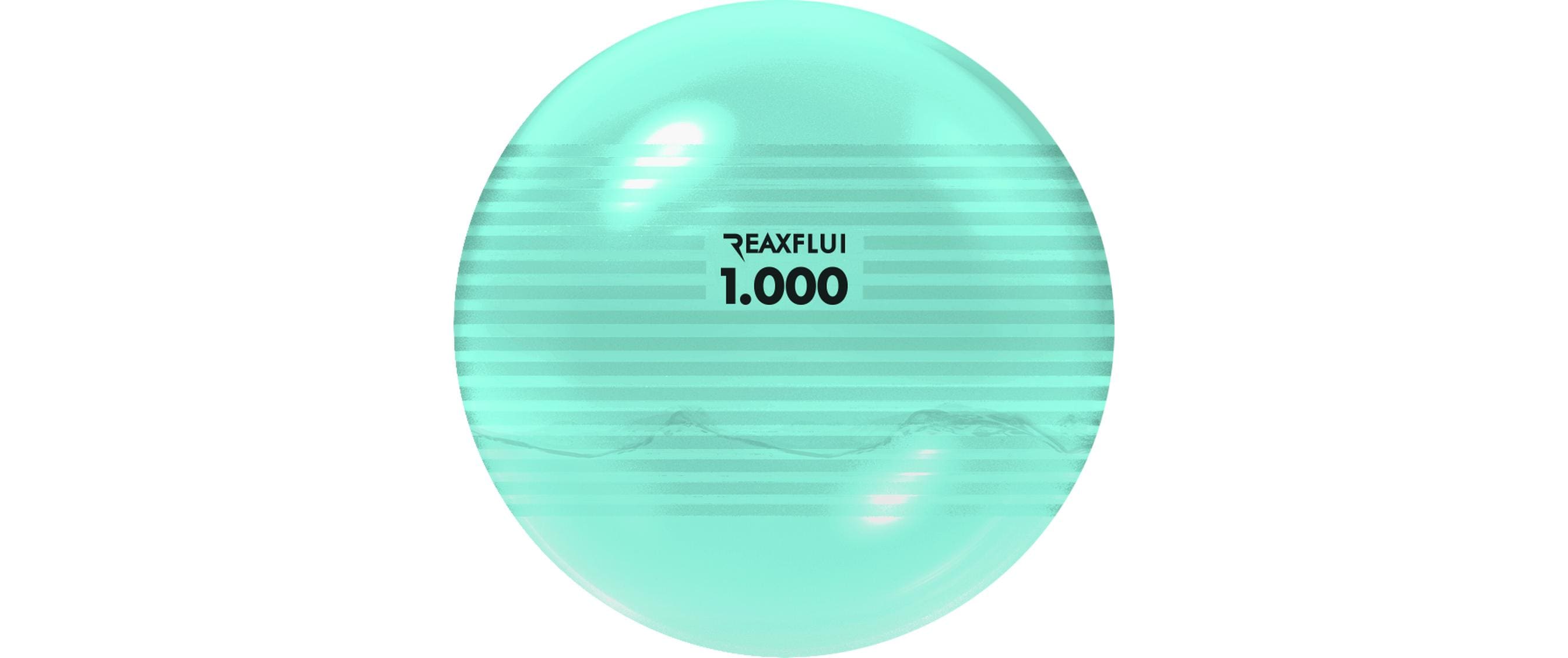 Reaxing Medizinball FLUI Grün, 16 cm, 1 kg