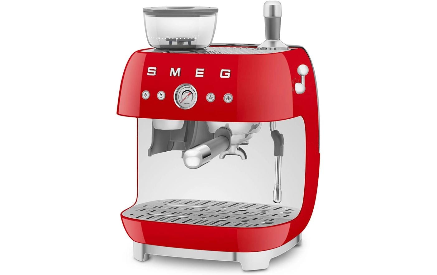 SMEG Siebträgermaschine 50's Style EGF03RDEU Rot