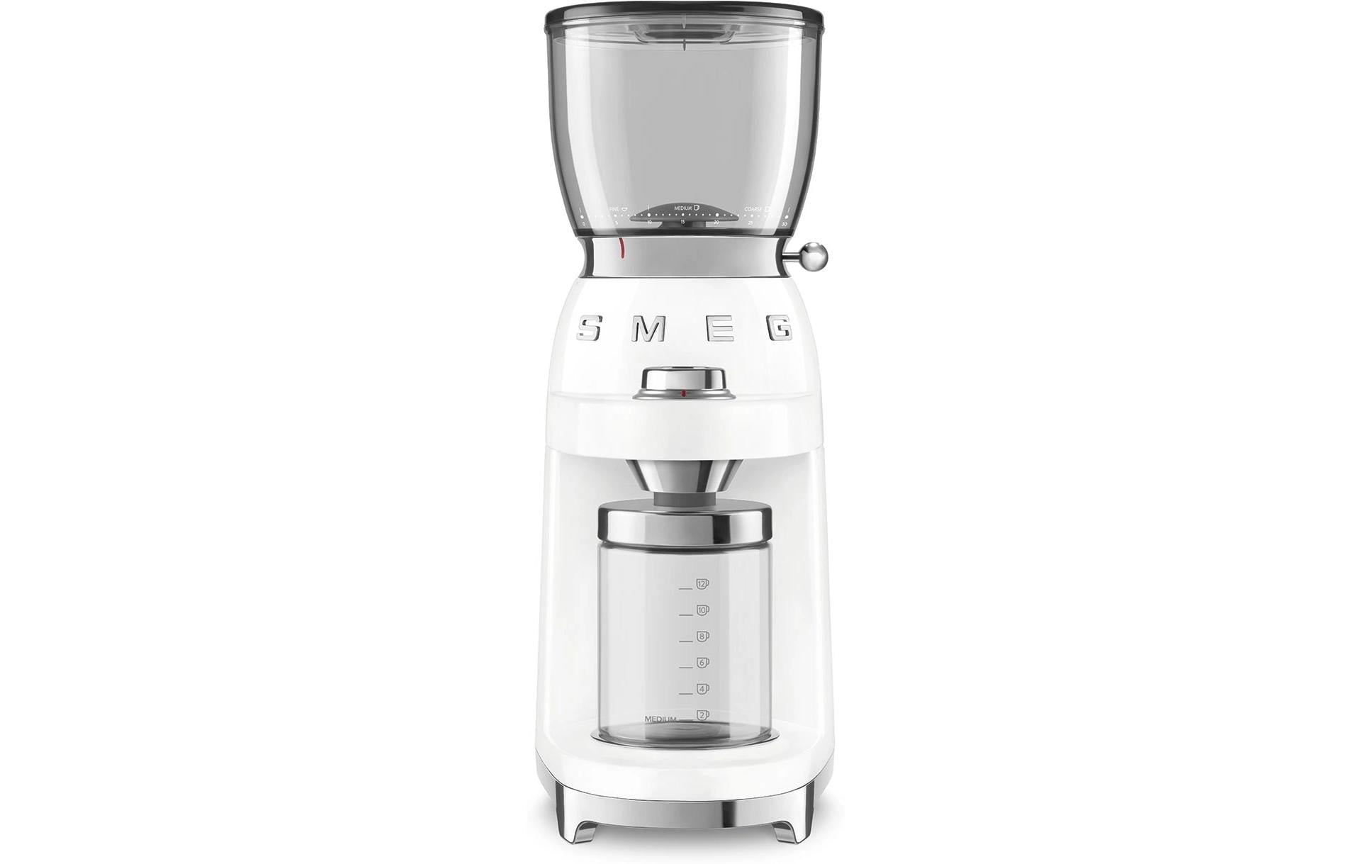SMEG Kaffeemühle 50's Style CGF11WHEU Weiss