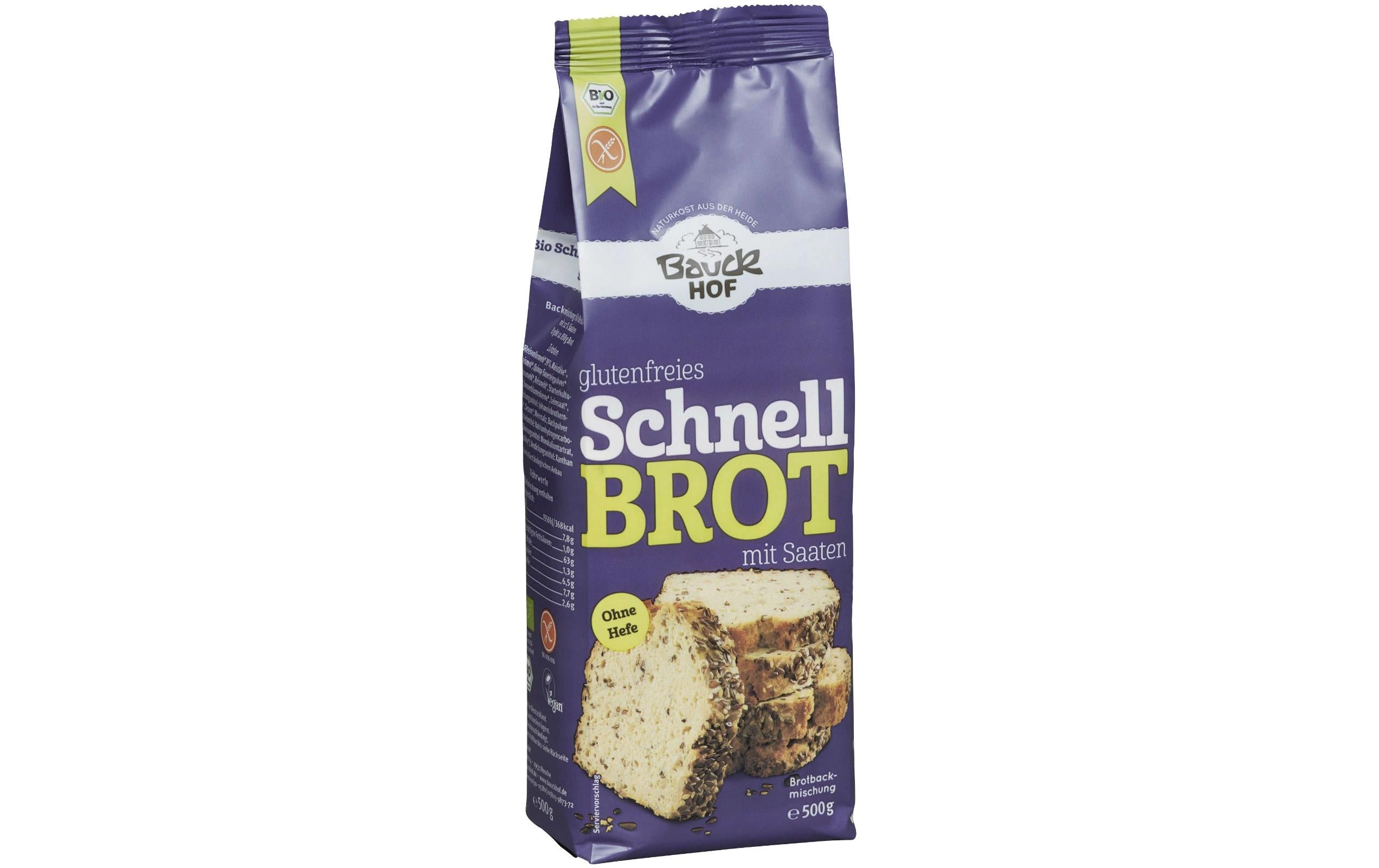 Bauck Mühle Bio  Schnellbrot 500 g