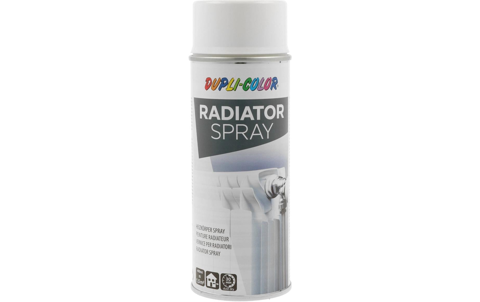 DUPLI-COLOR Sprühfarbe Radiator Spray glänzend Weiss, 400 ml