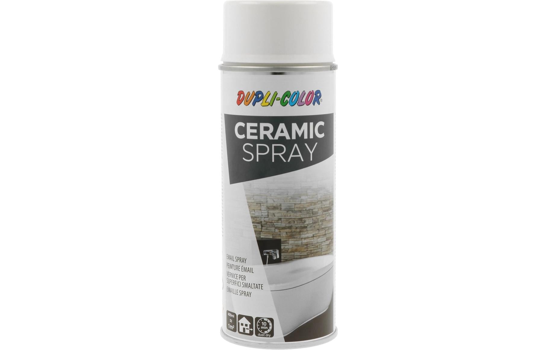 DUPLI-COLOR Sprühfarbe Ceramic Weiss, 400 ml