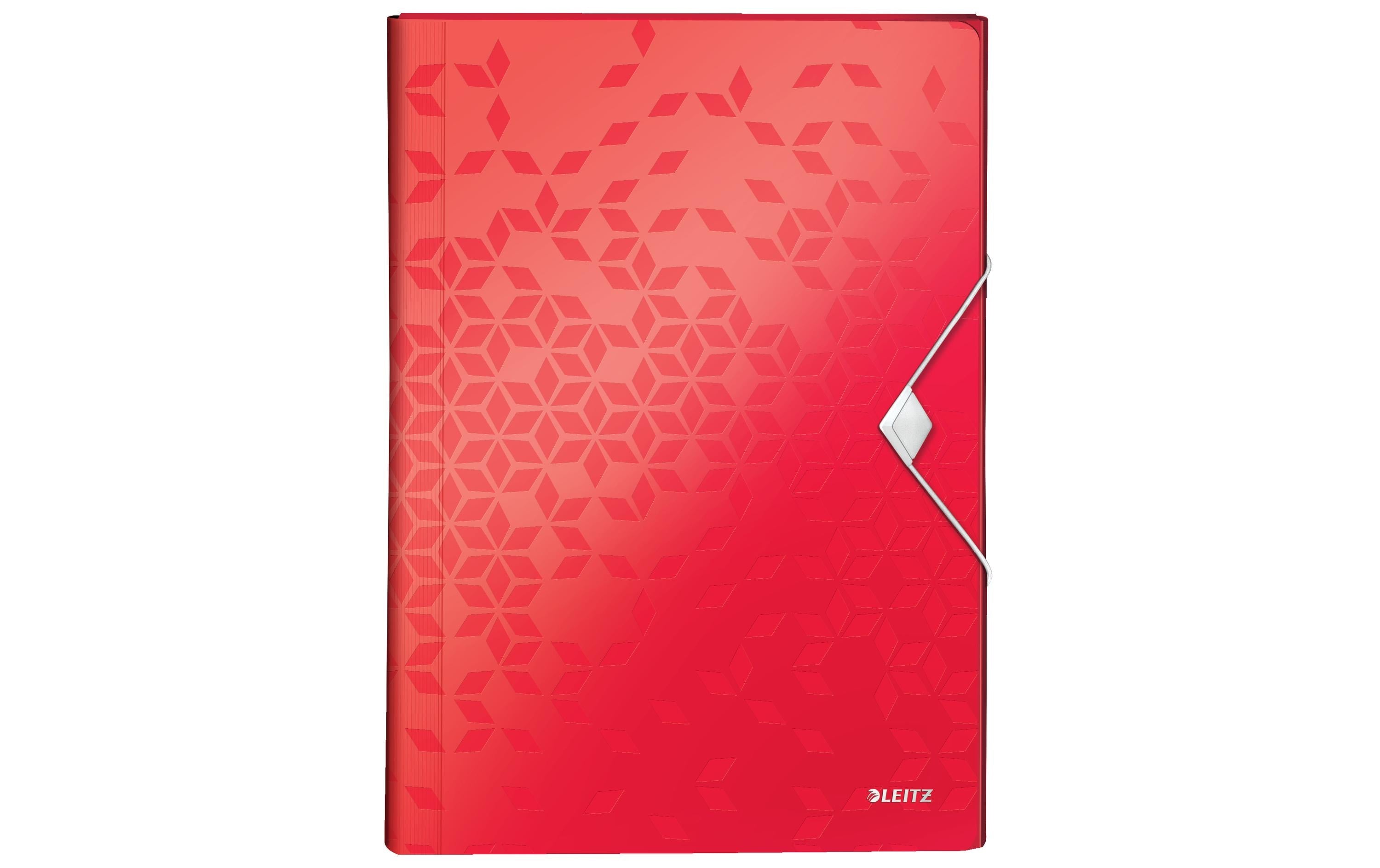 Leitz Fächermappe WOW A4, Rot