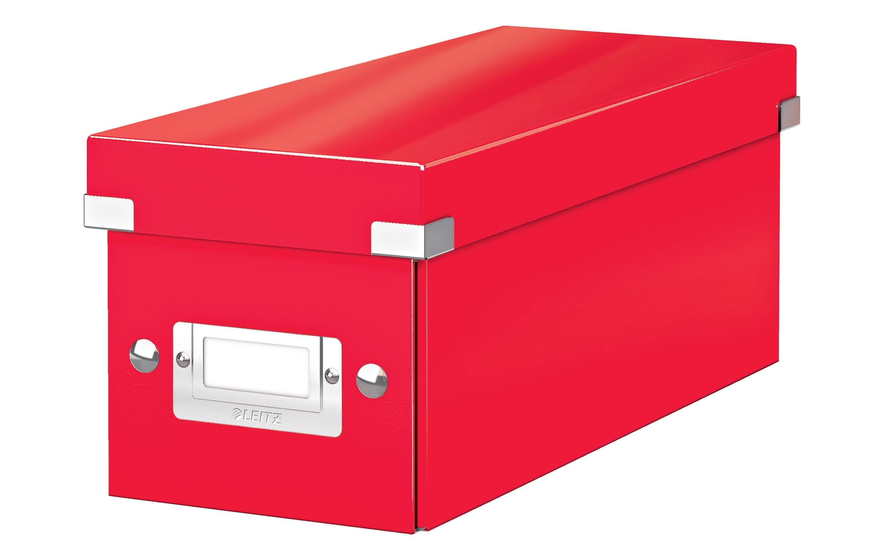 Leitz Archivschachtel WOW CD, metallic Rot