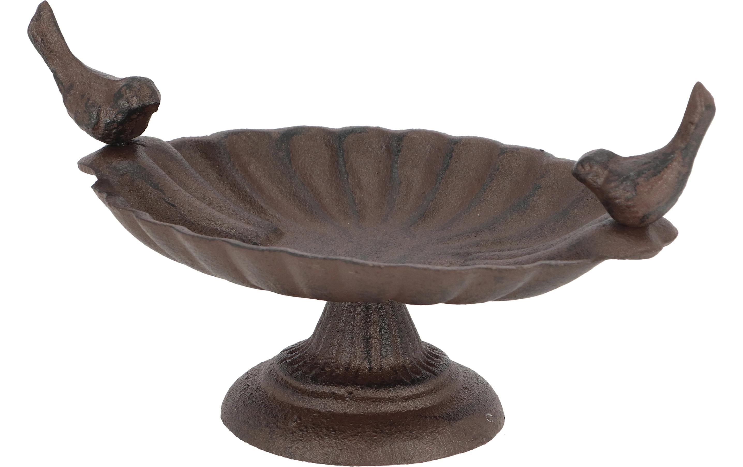 Esschert Design Vogeltränke mit Fuss, 2 Vögel