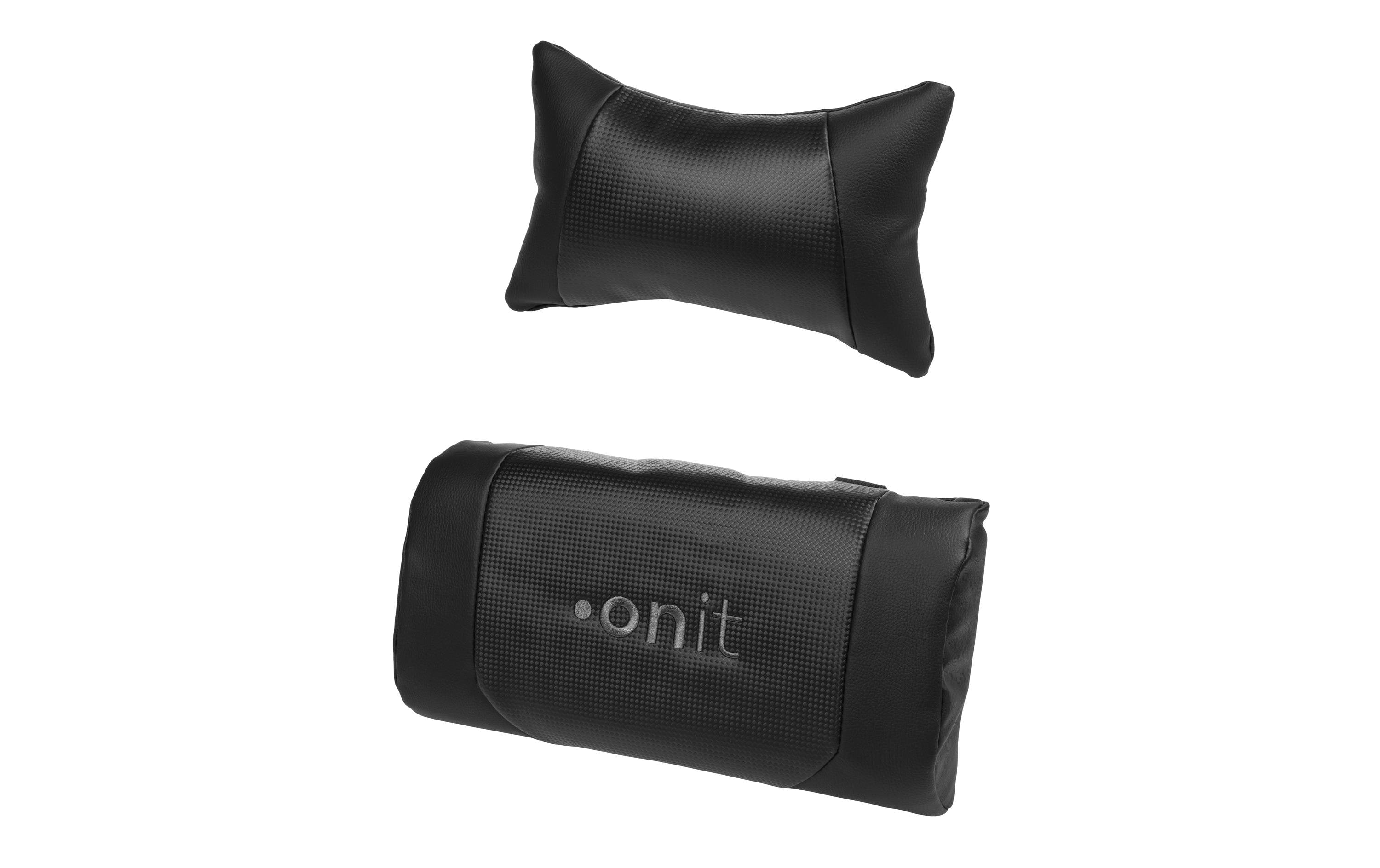 onit Ersatzkissen zu onit Gaming-Stuhl Deepblack 2-teilig