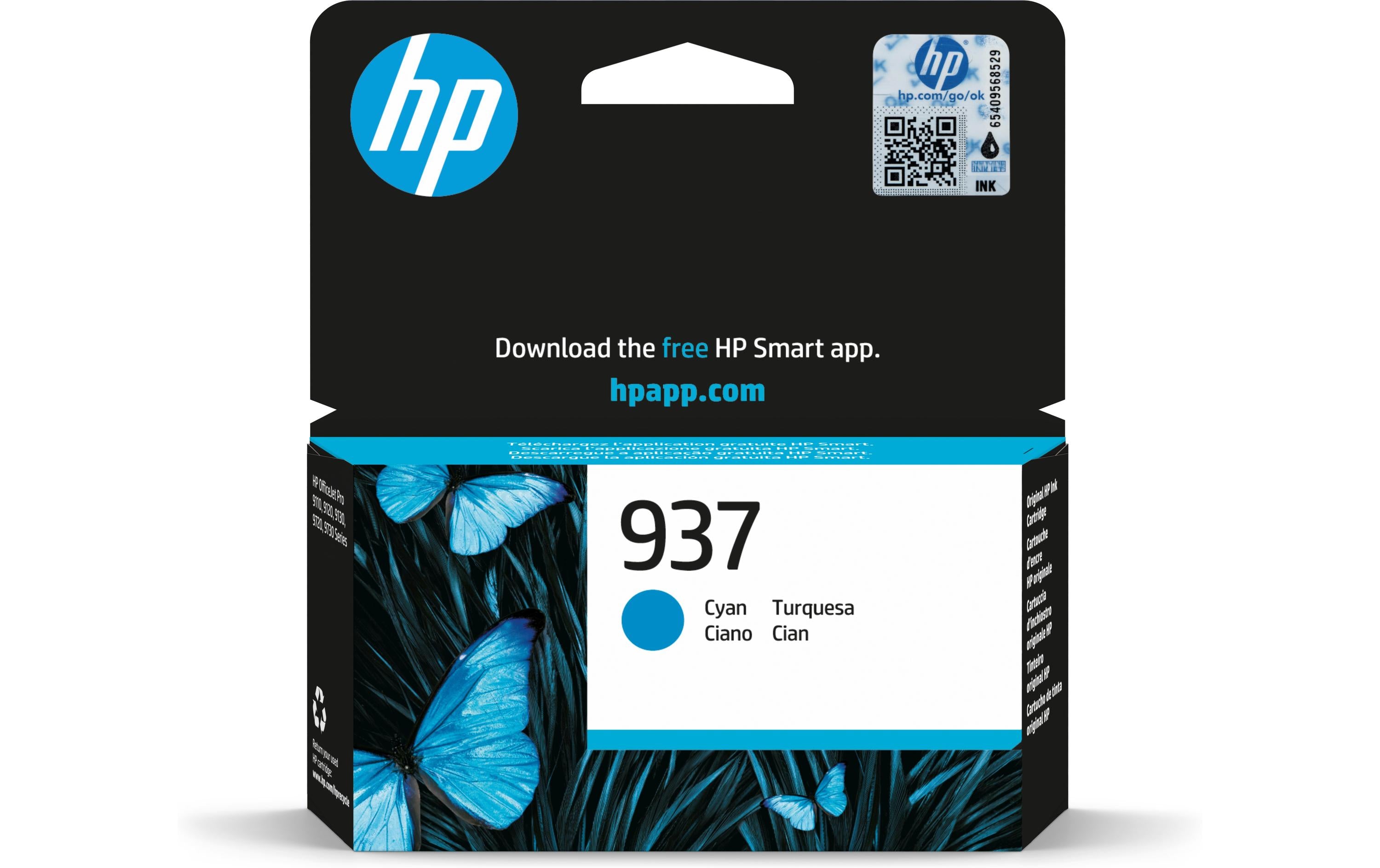 HP Tinte Nr. 937 (4S6W2NE) Cyan
