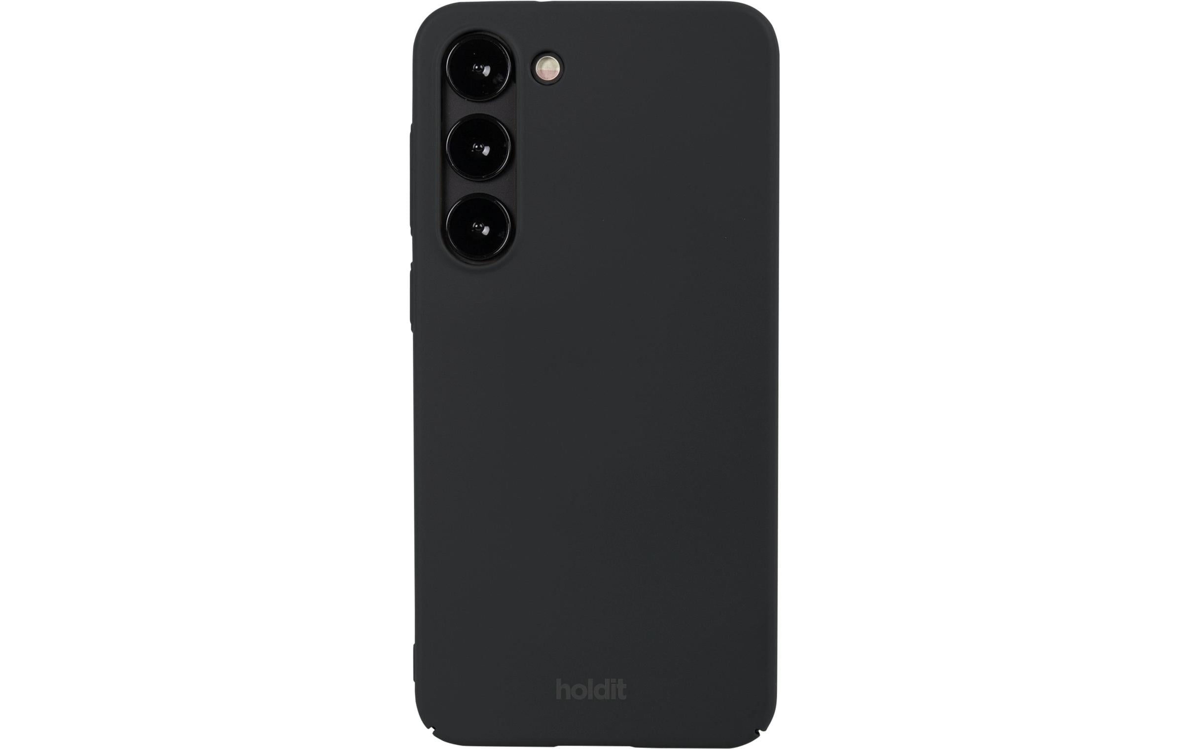 Holdit Back Cover Silicone Galaxy S24 Schwarz