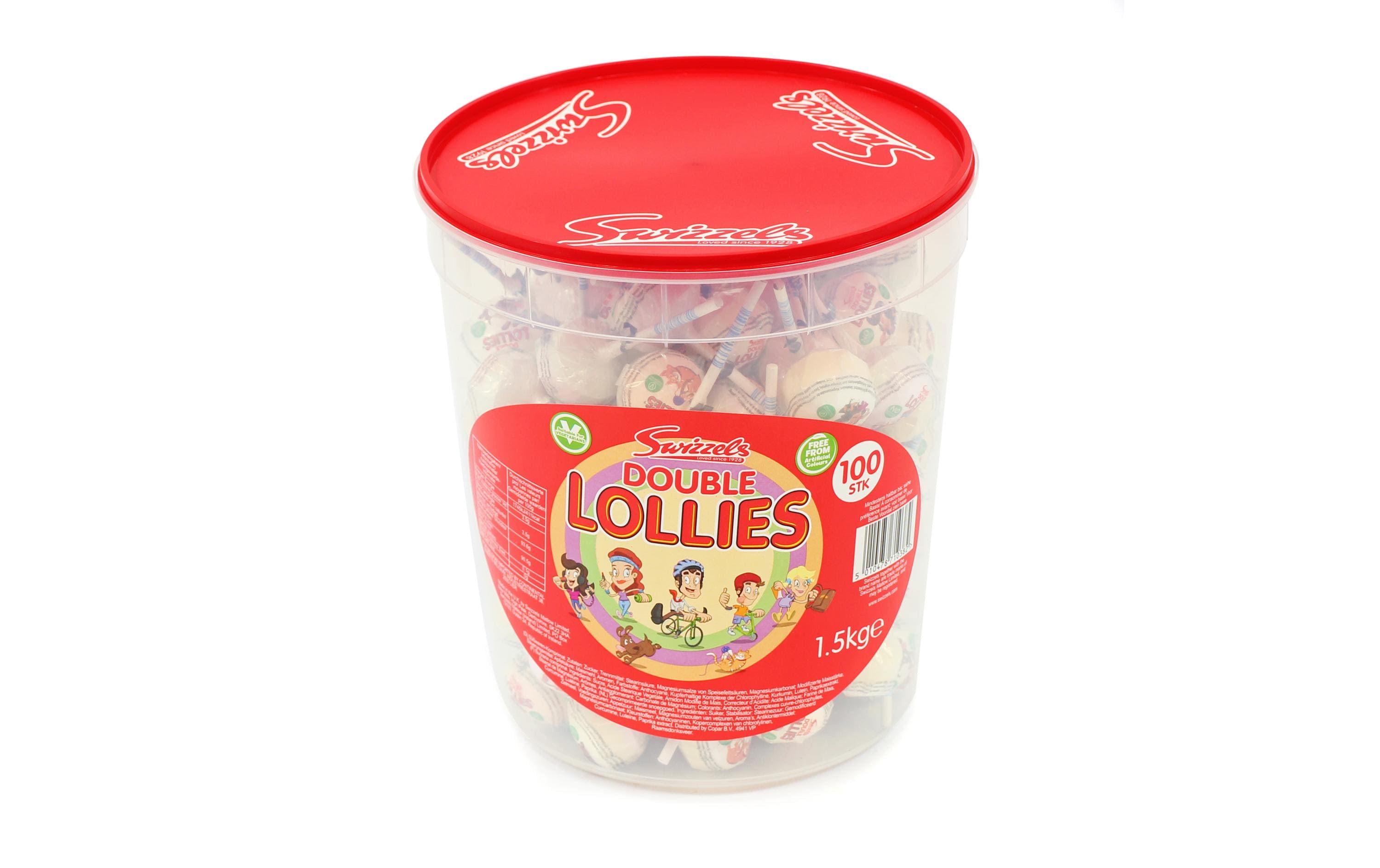 Swizzels Lollipop Double Lollies 100 Stück