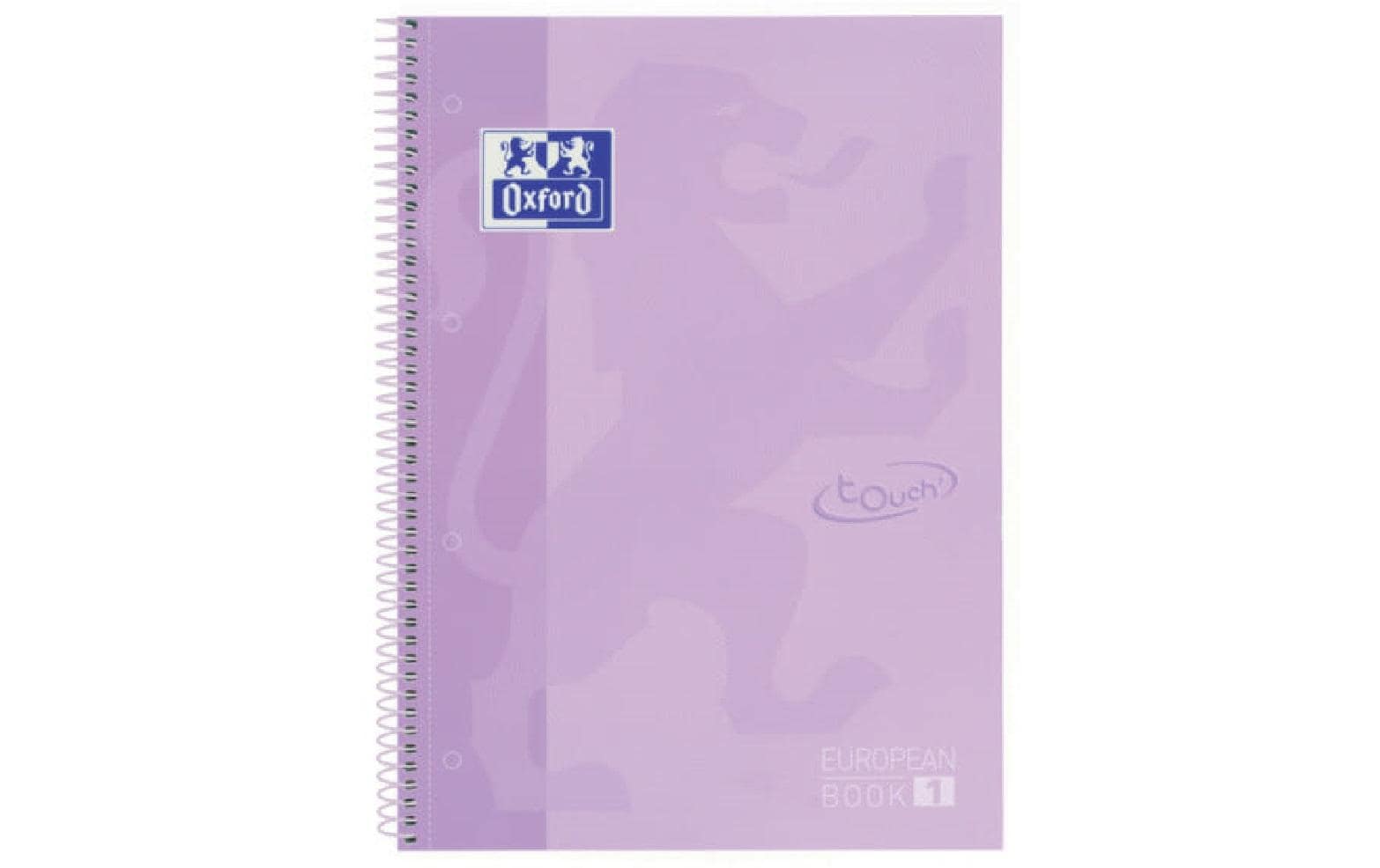 Oxford Schreibblock School Touch A4+, liniert, Pastelllila