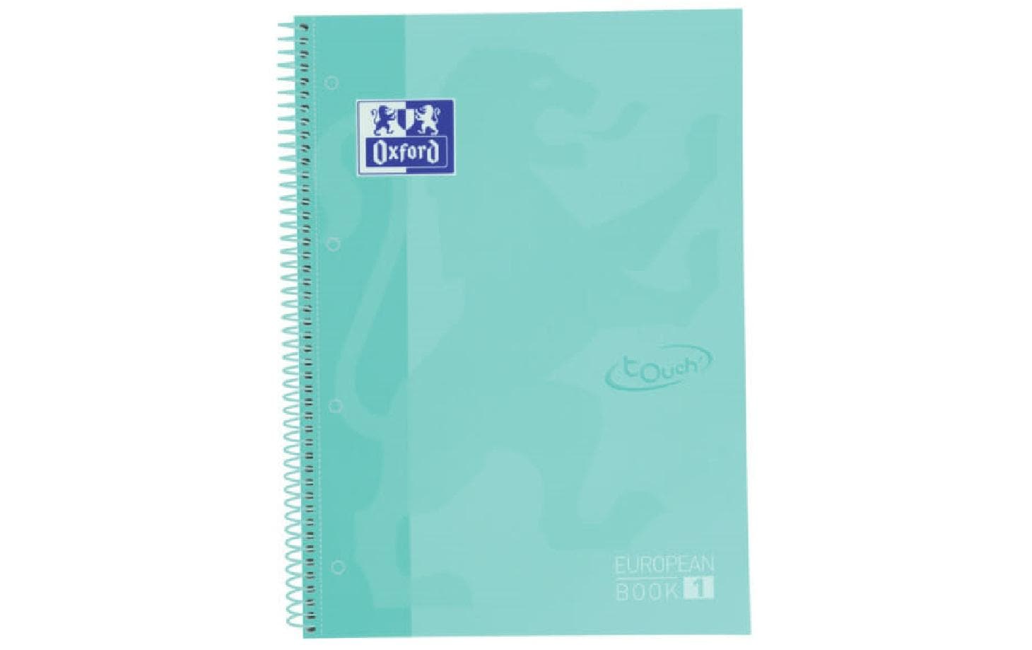 Oxford Schreibblock School Touch A4+, kariert, Pastellmint