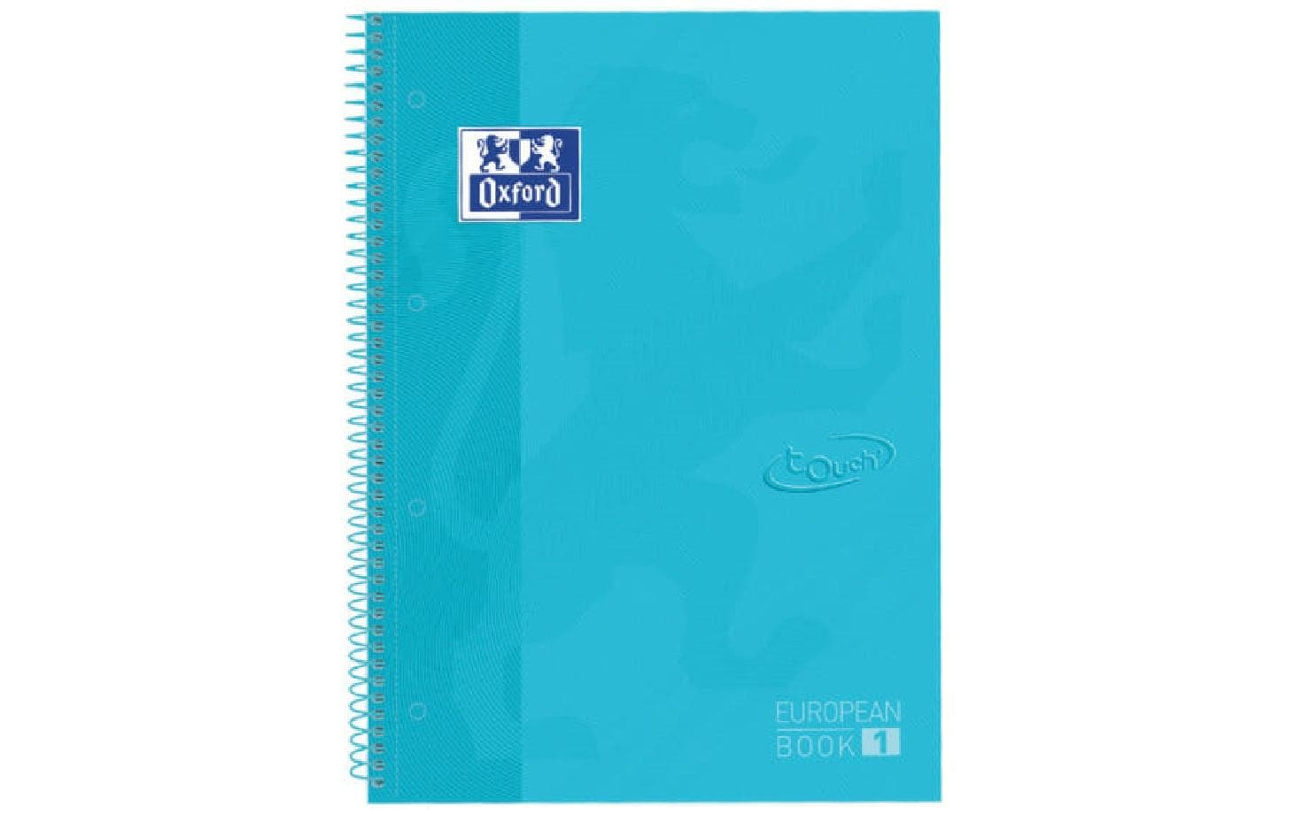 Oxford Schreibblock School Touch A4+, kariert, Pastellblau