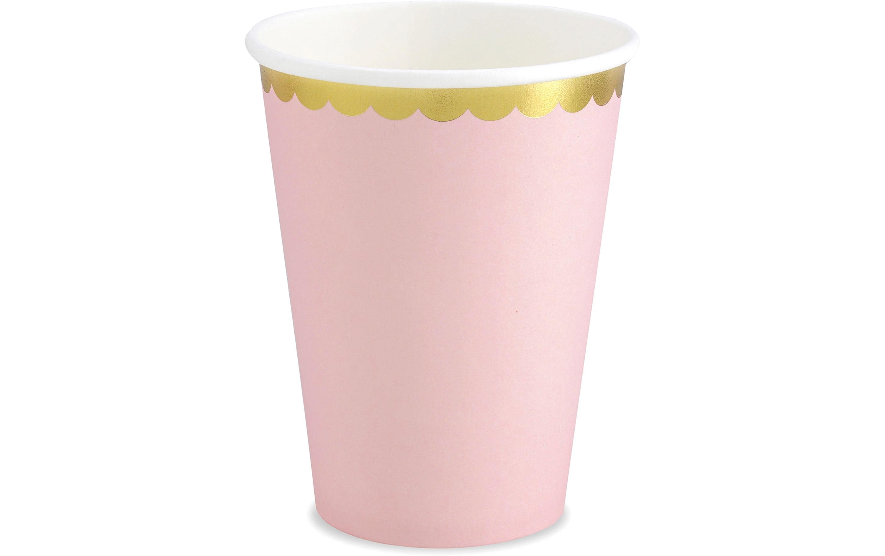 Partydeco Einwegbecher 220 ml, 6 Stück, Rosa