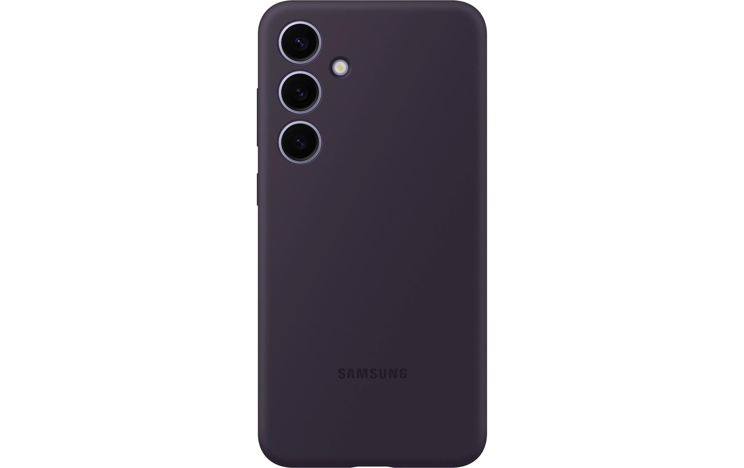 Samsung Back Cover Silicone Galaxy S24+ Dunkelviolett