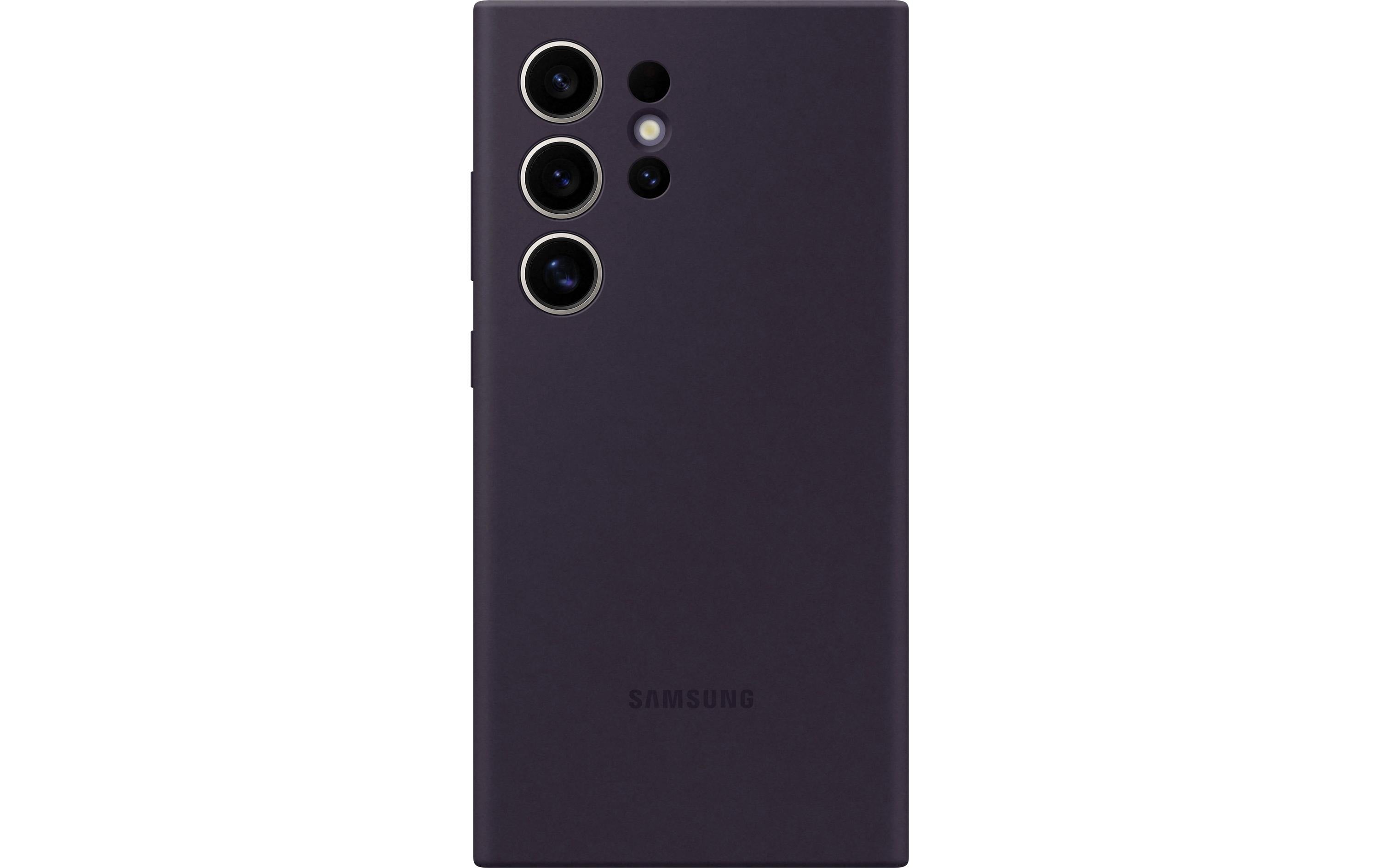 Samsung Back Cover Silicone Galaxy S24 Ultra Dunkelviolett