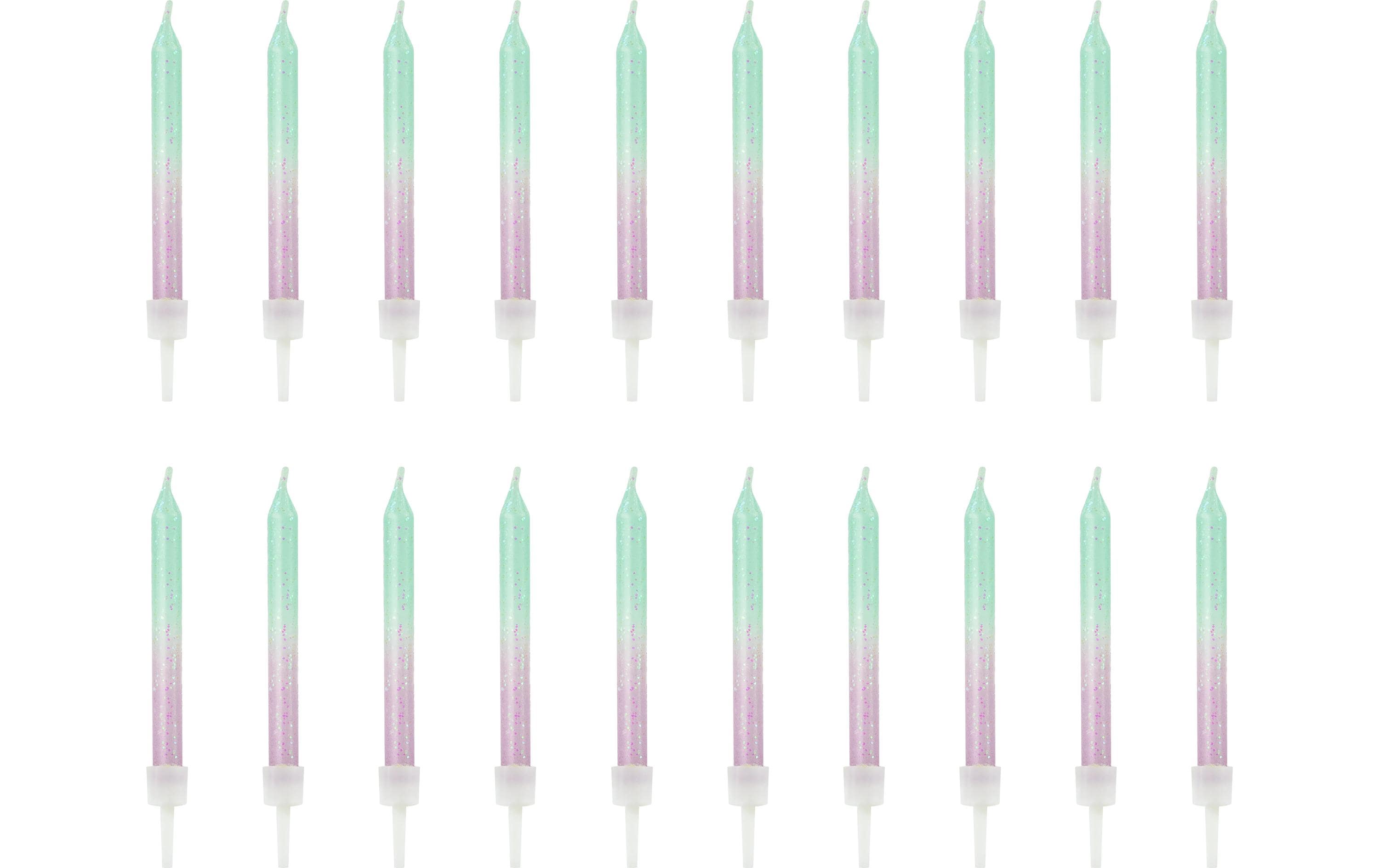 Partydeco Kerze Ombre 20 Stück