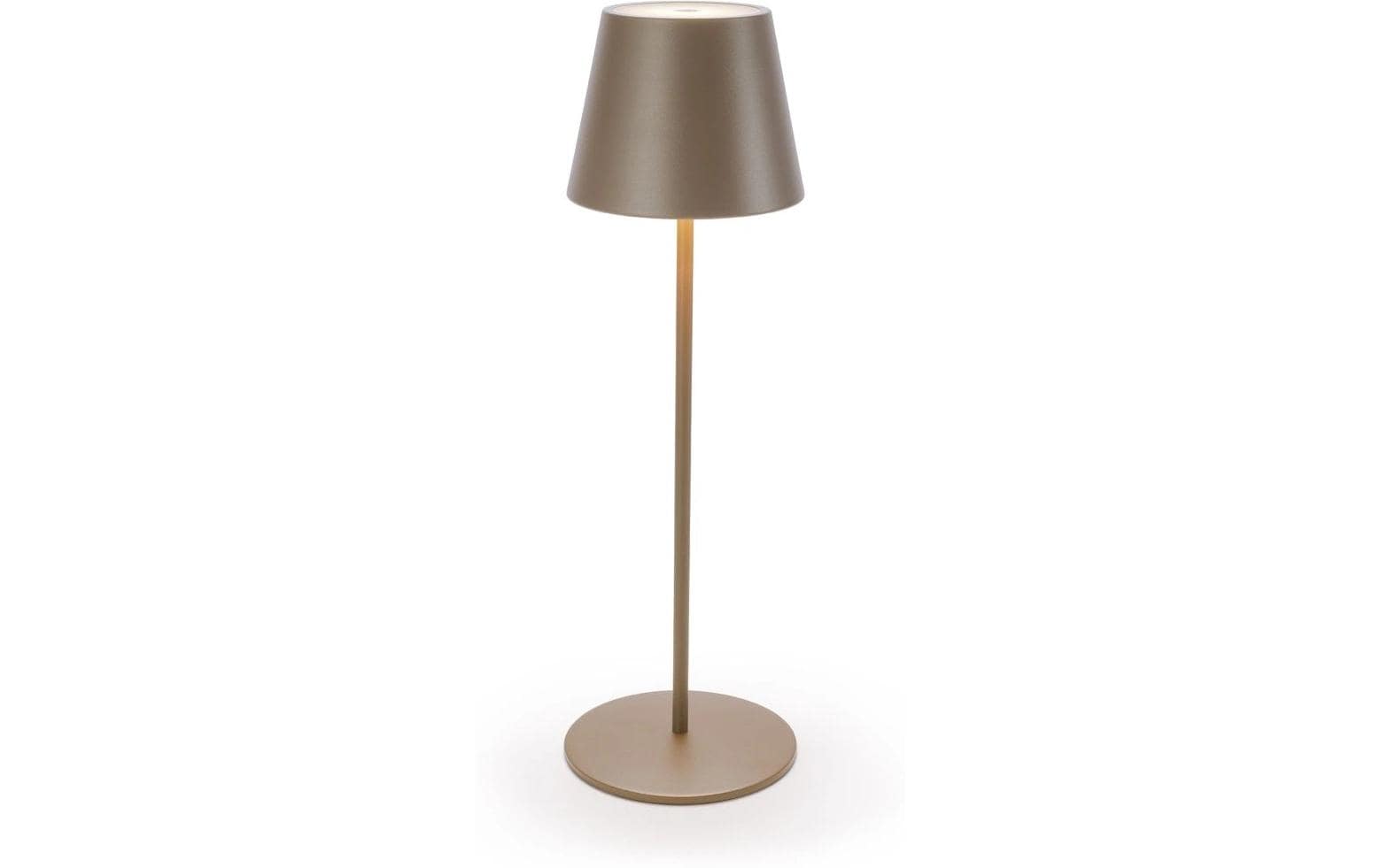 STT Tischleuchte Motion USB Luna, 23 LEDs, Ø 12 x 38 cm, Bronze