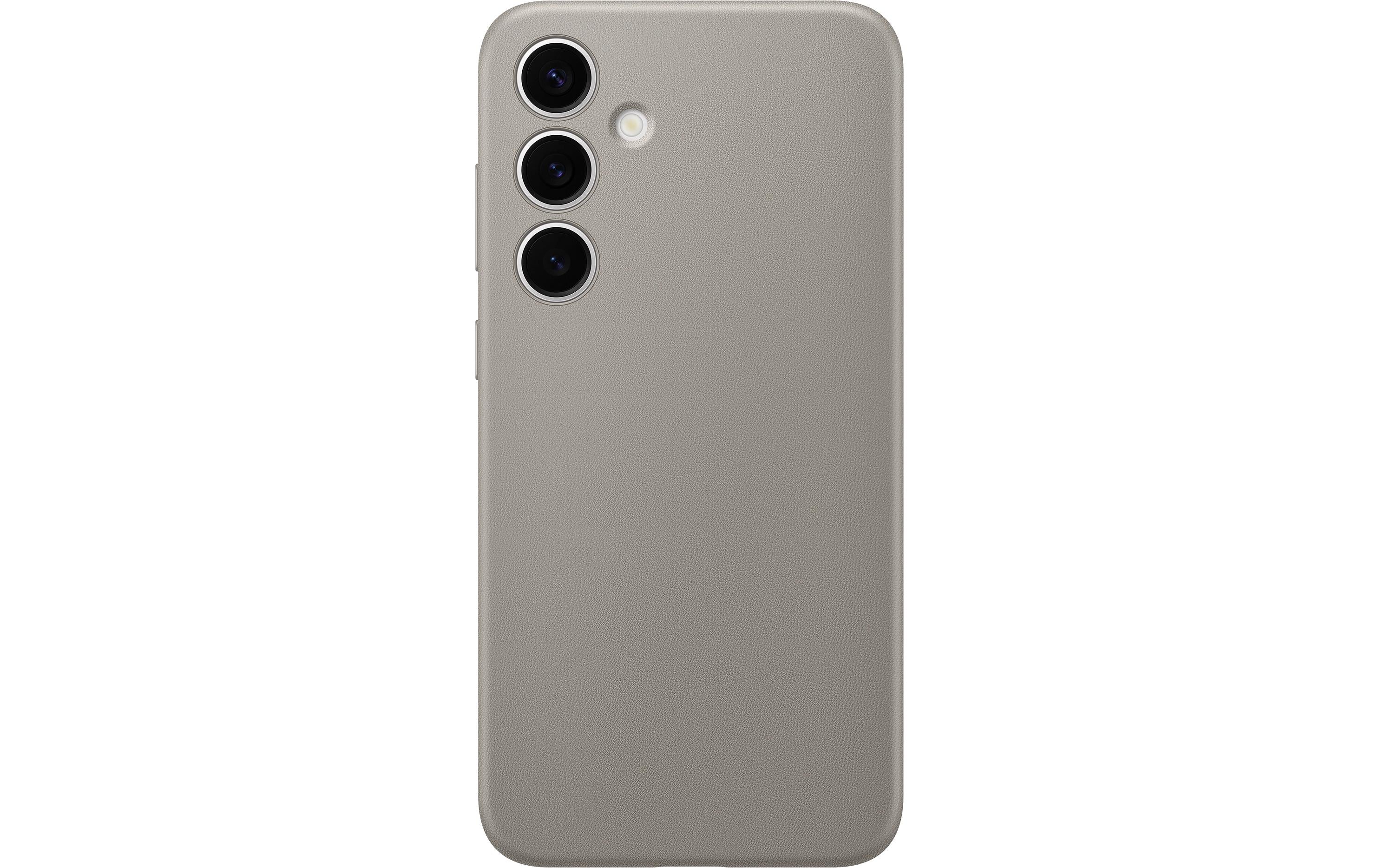 Samsung Back Cover Vegan Leather Galaxy S24+ Taupe