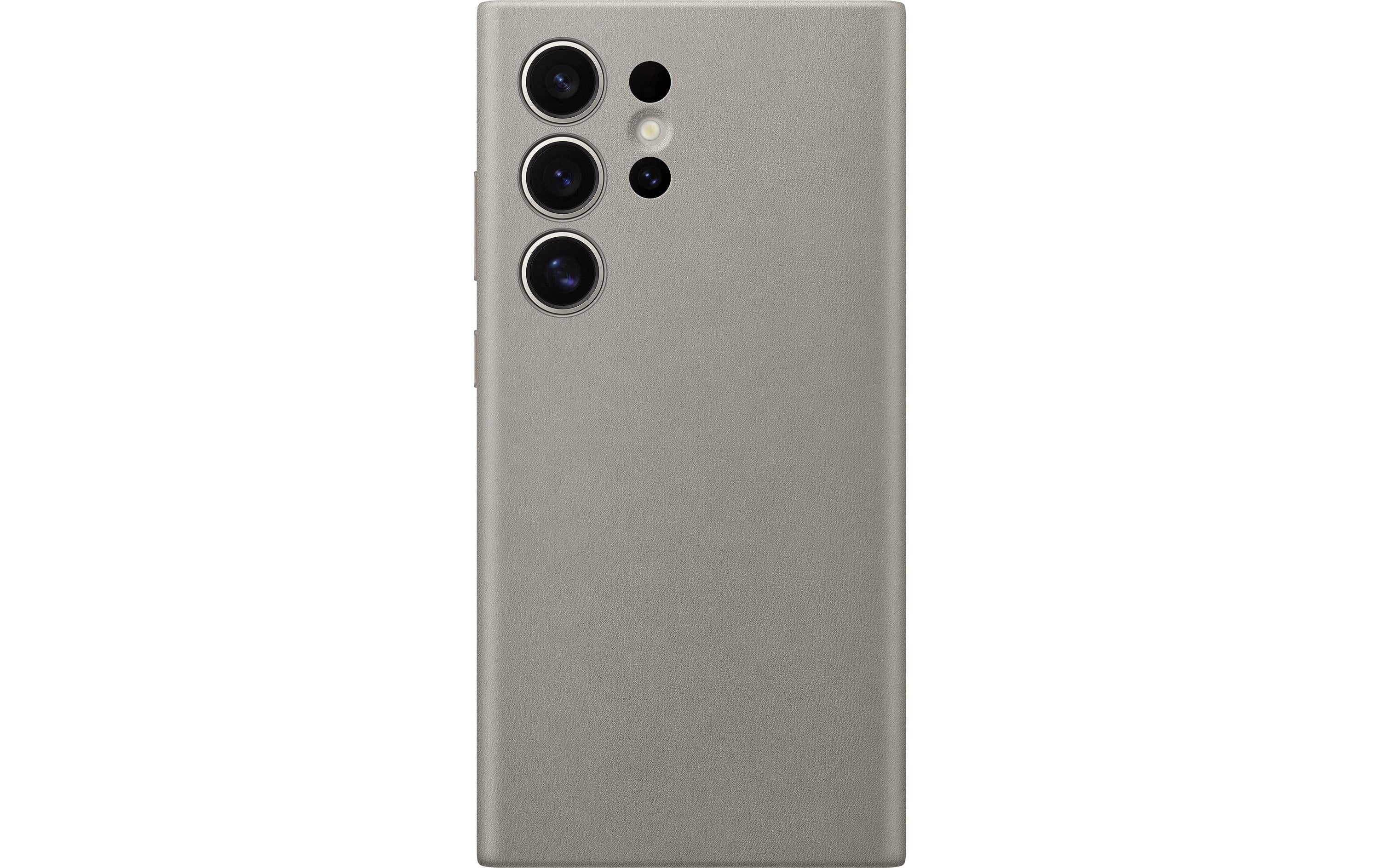 Samsung Back Cover Vegan Leather Galaxy S24 Ultra Taupe