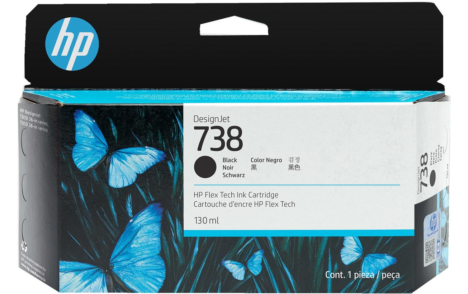HP Tinte Nr. 738 (498N4A) Black