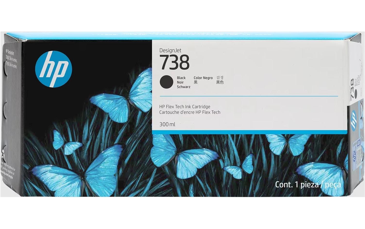 HP Tinte Nr. 738 (498N8A) Black