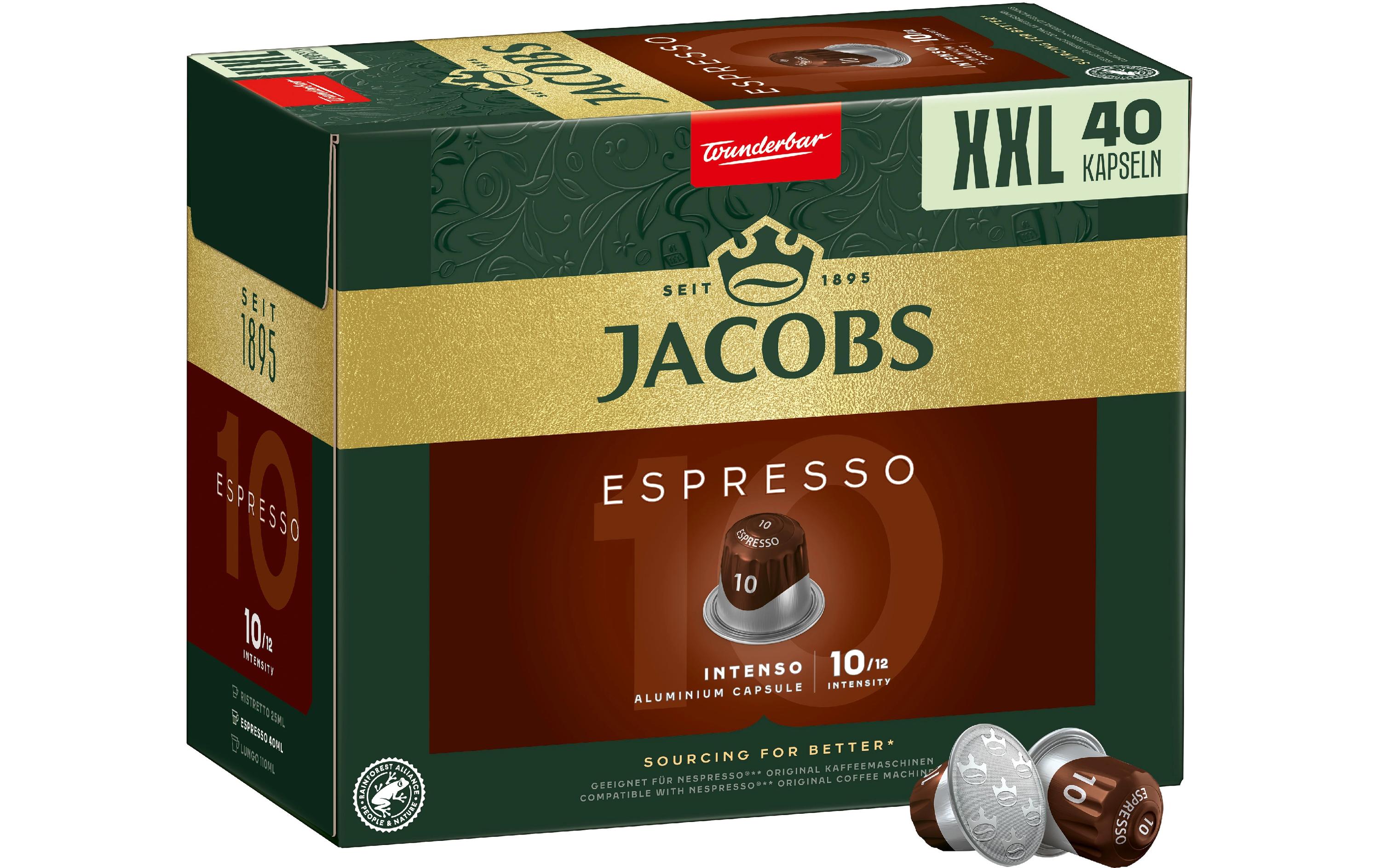 Jacobs Kaffeekapseln Espresso 10 Intenso 40 Stück
