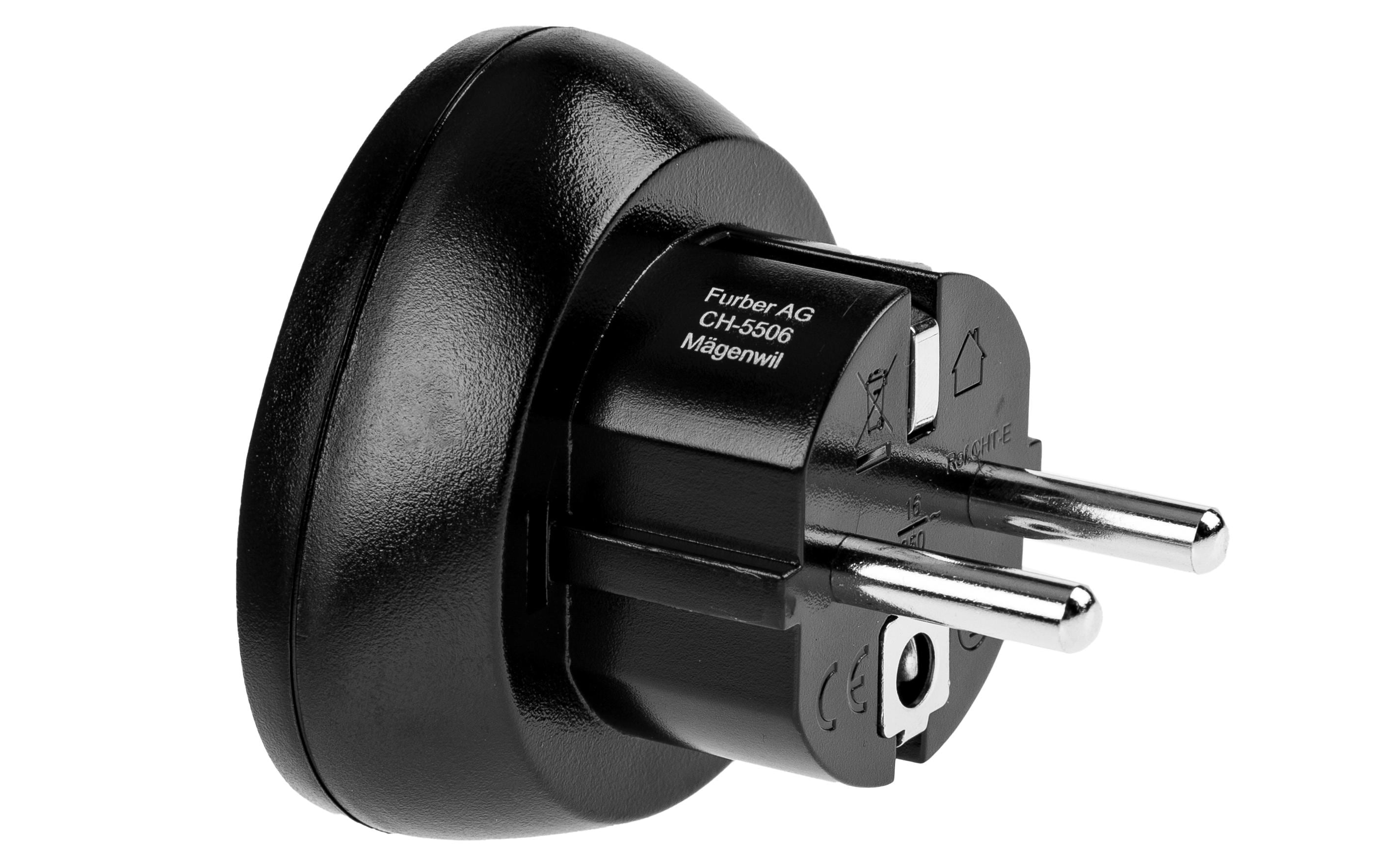 FURBER.power Reiseadapter CH – Schuko