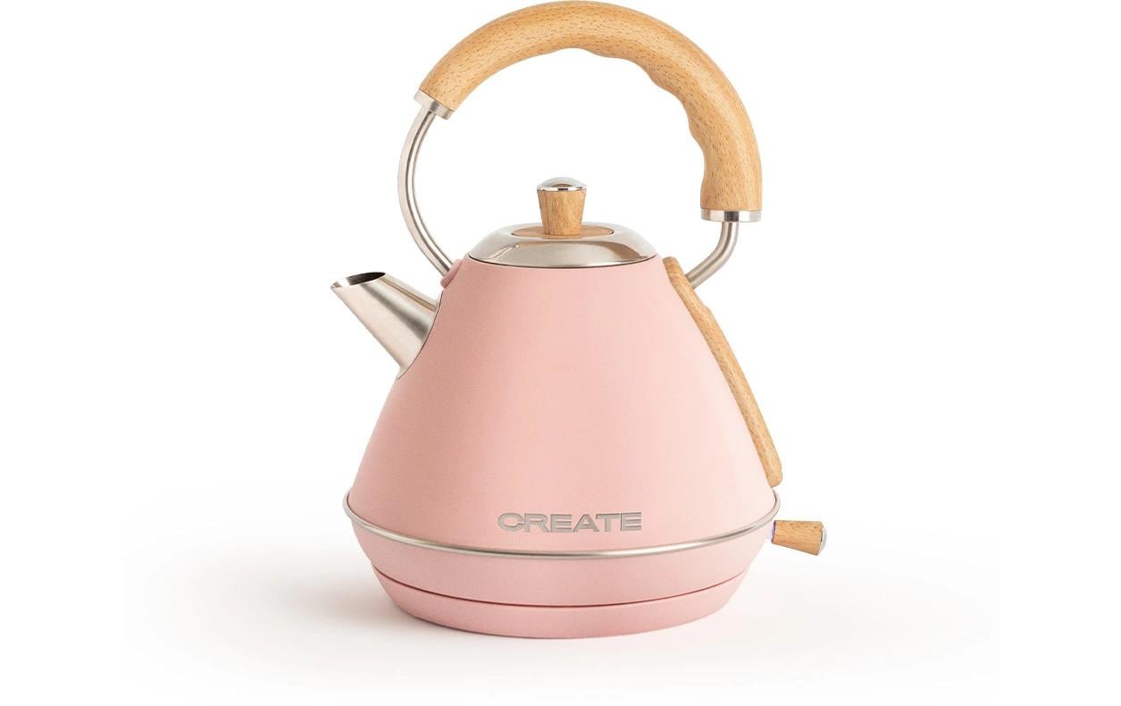 Create Wasserkocher Retro M 1 l, Pastelrosa