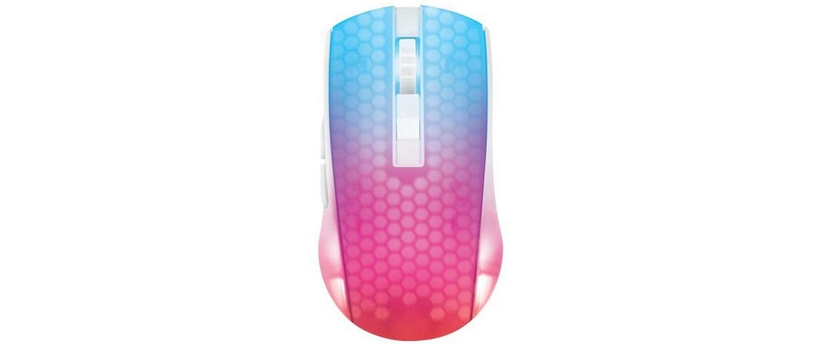 DELTACO Gaming-Maus GAM-145-W Weiss/Trasparent